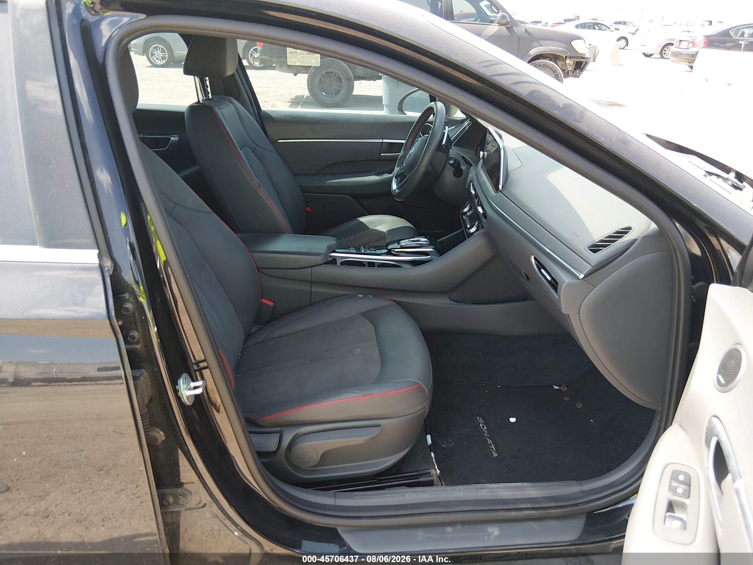 2021 Hyundai Sonata Sel Plus Black vin: 5NPEJ4J28MH124889