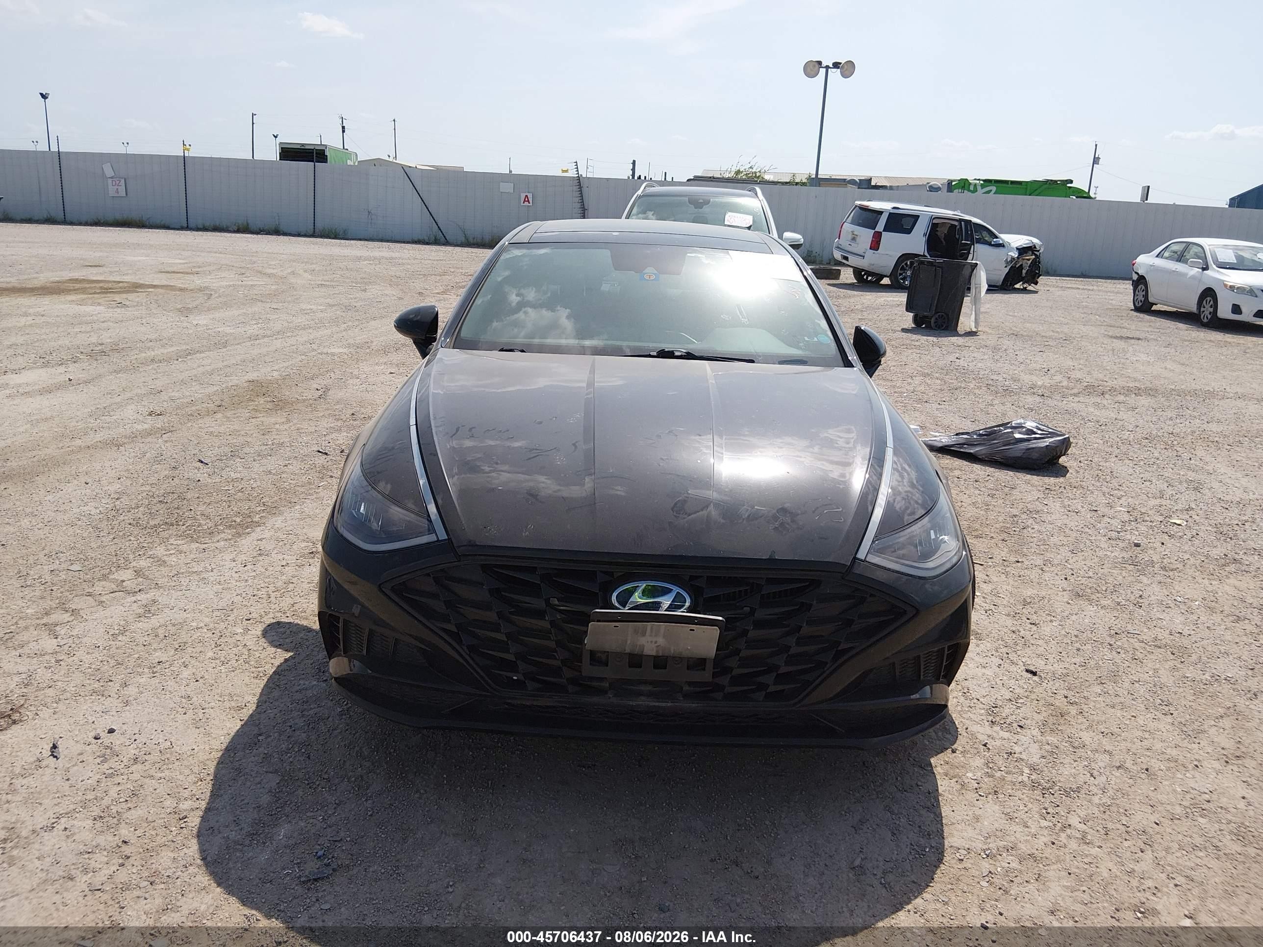 2021 Hyundai Sonata Sel Plus Black vin: 5NPEJ4J28MH124889
