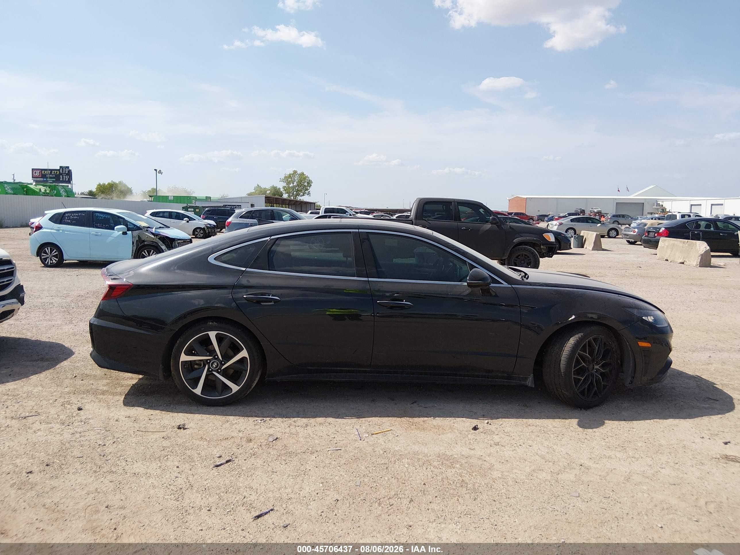 2021 Hyundai Sonata Sel Plus Black vin: 5NPEJ4J28MH124889