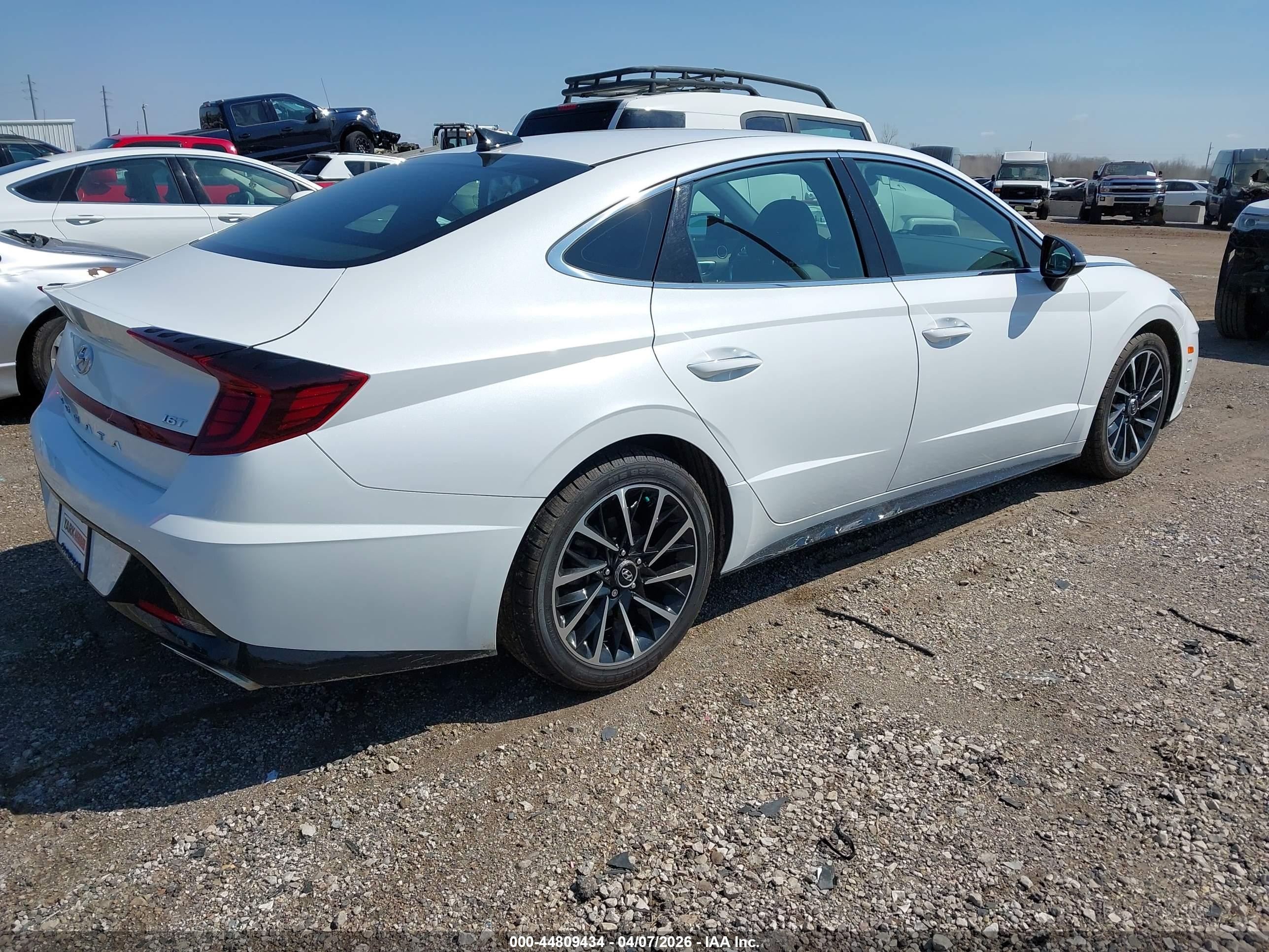 2020 Hyundai Sonata Sel Plus White vin: 5NPEJ4J29LH005120