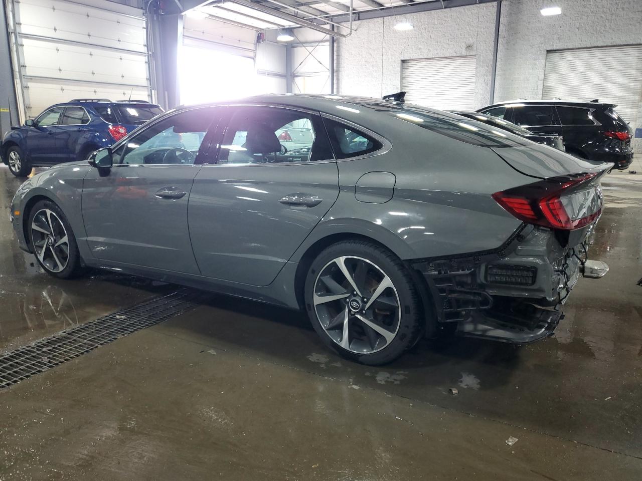 2021 Hyundai Sonata Sel Plus Серый vin: 5NPEJ4J29MH087173