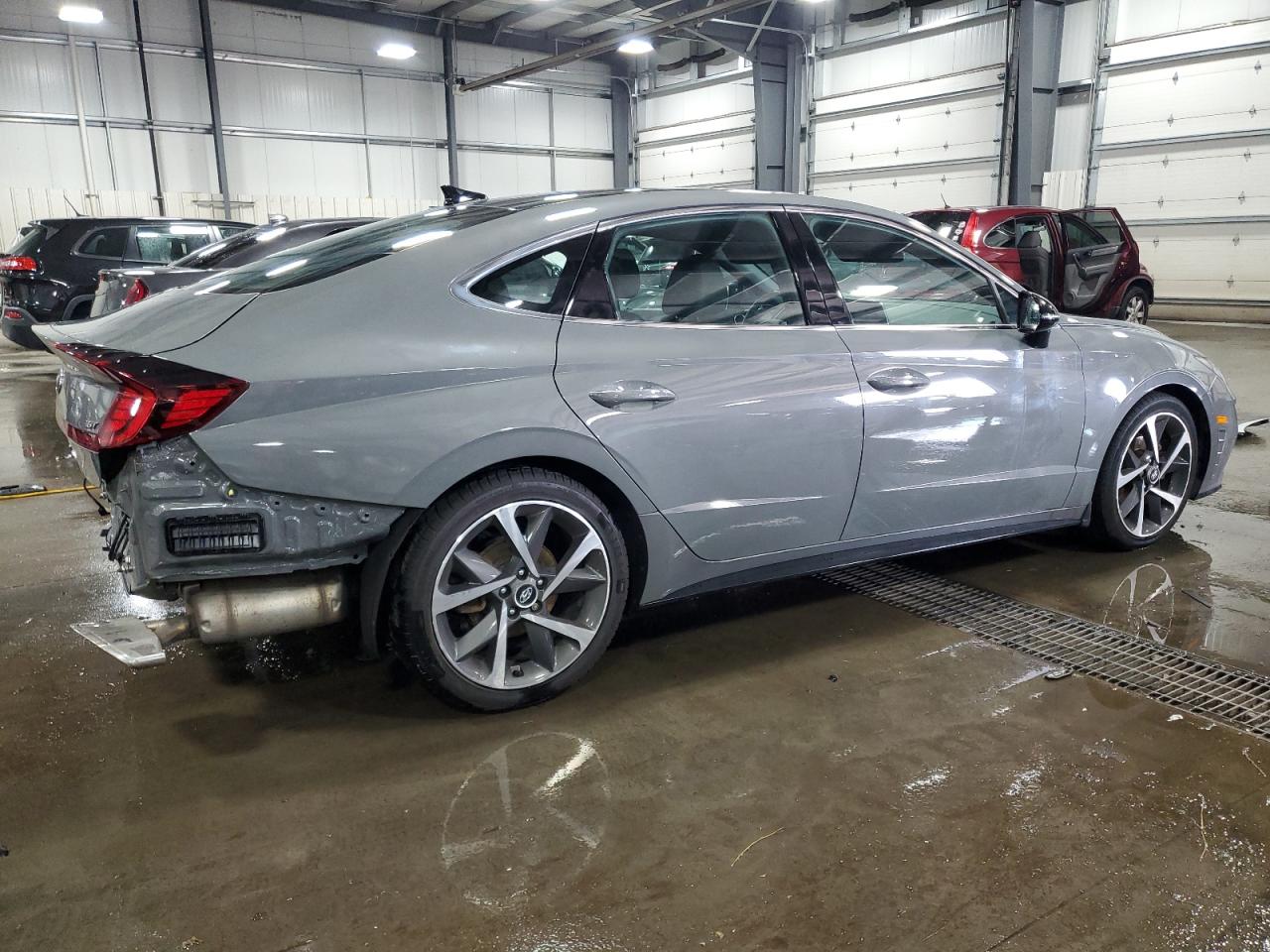 2021 Hyundai Sonata Sel Plus Серый vin: 5NPEJ4J29MH087173