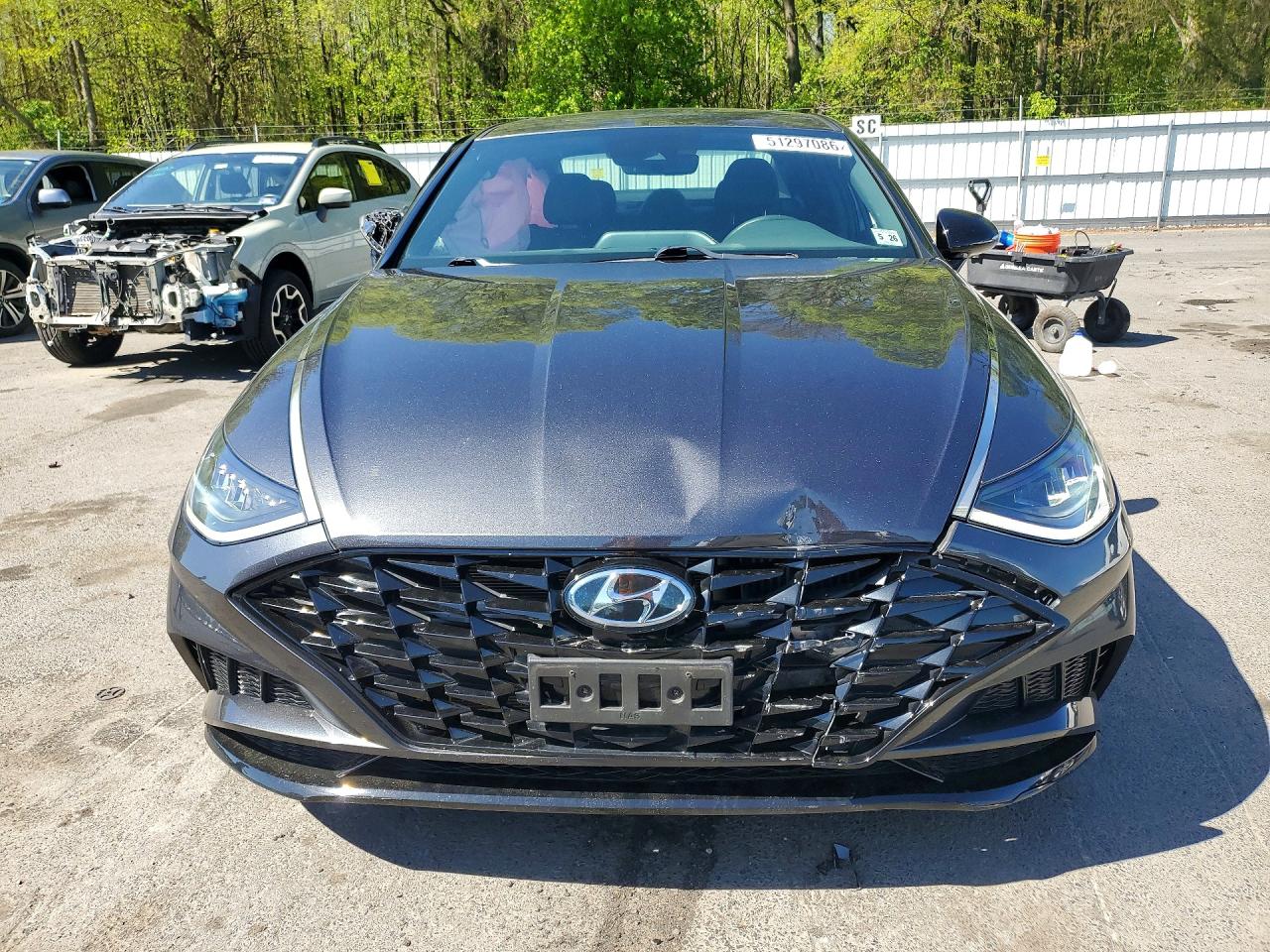 2021 Hyundai Sonata Sel Plus Gray vin: 5NPEJ4J2XMH090549