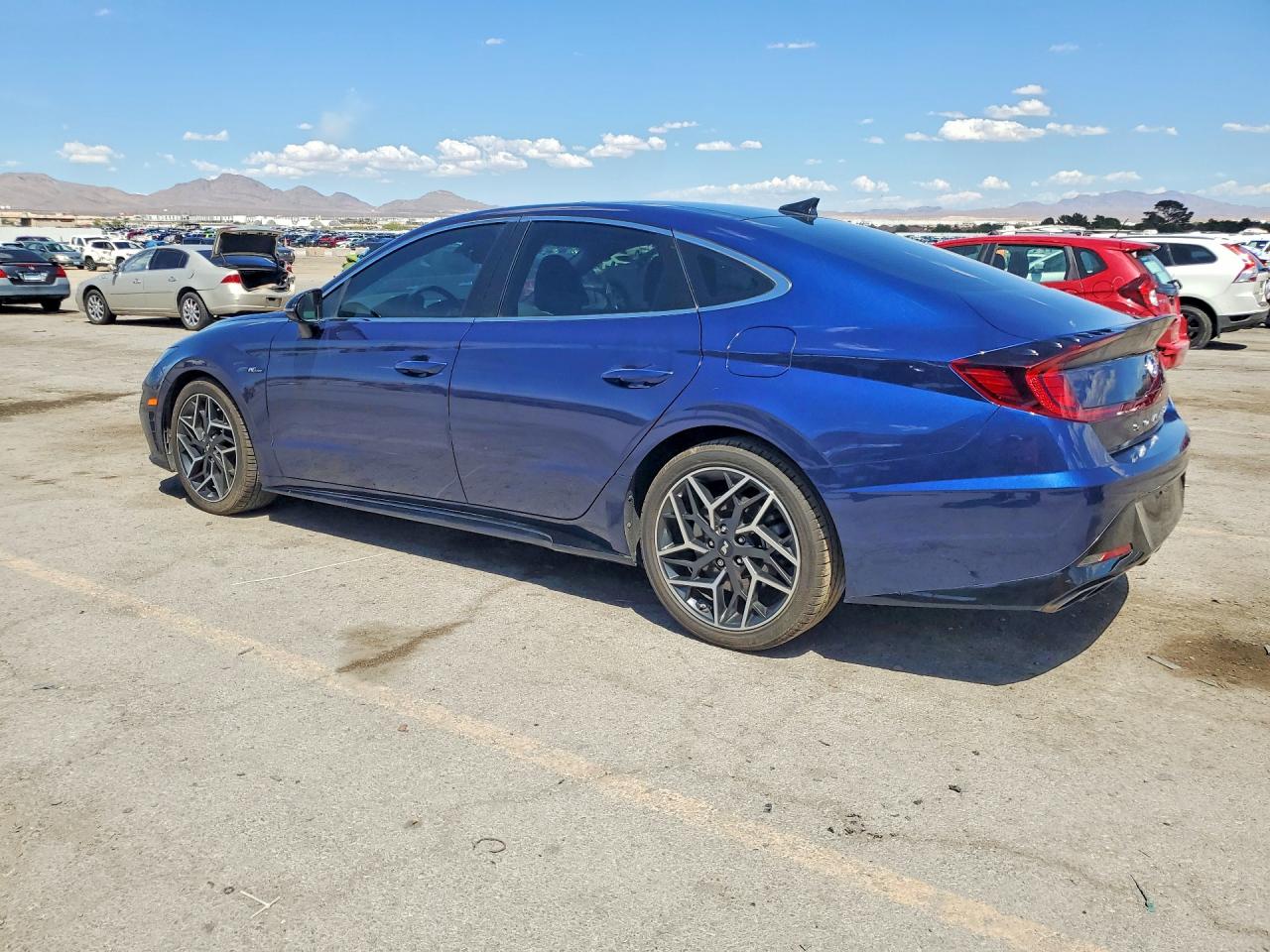 2021 Hyundai Sonata N Line Blue vin: 5NPEK4JC2MH114963