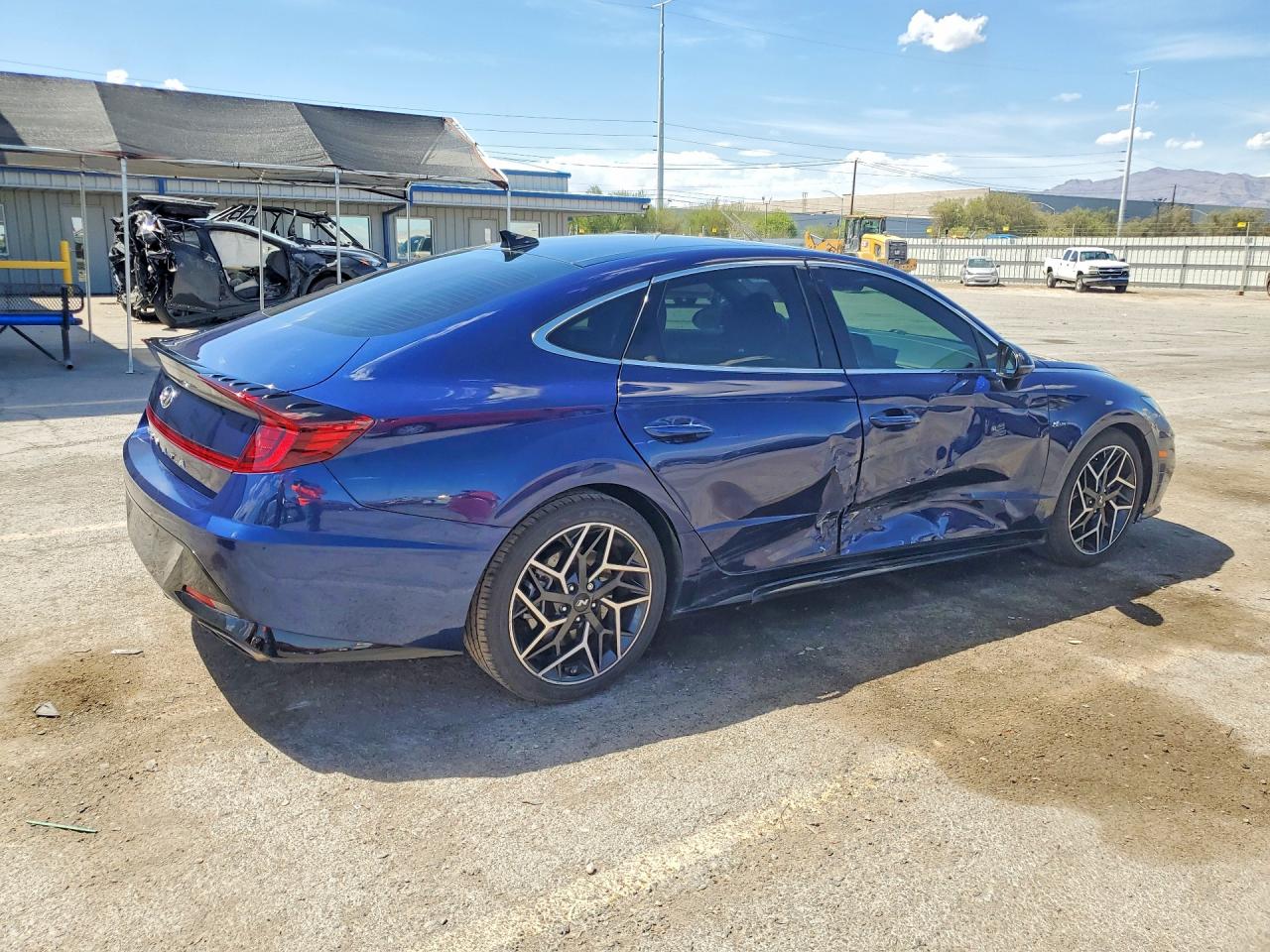 2021 Hyundai Sonata N Line Blue vin: 5NPEK4JC2MH114963