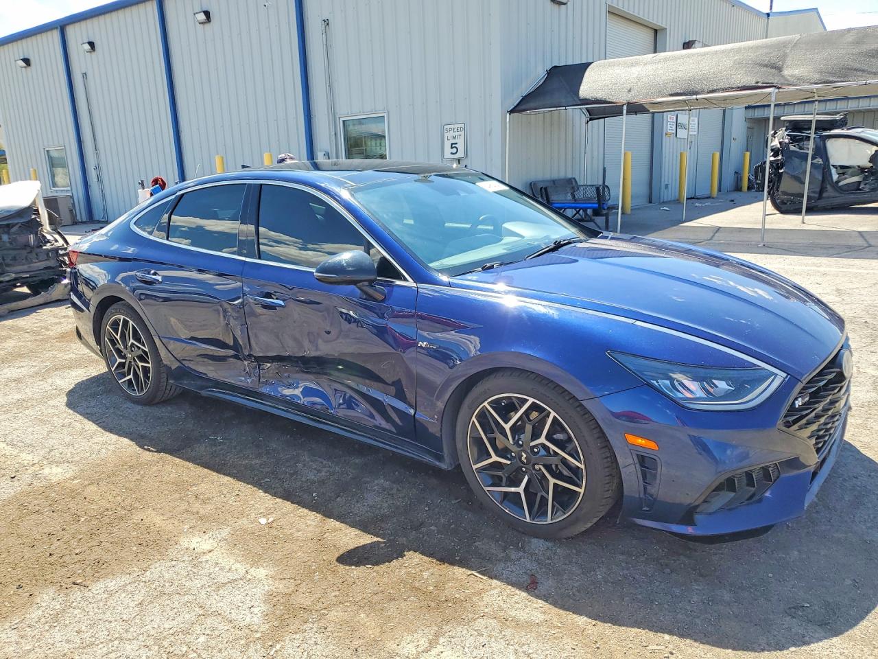 2021 Hyundai Sonata N Line Blue vin: 5NPEK4JC2MH114963