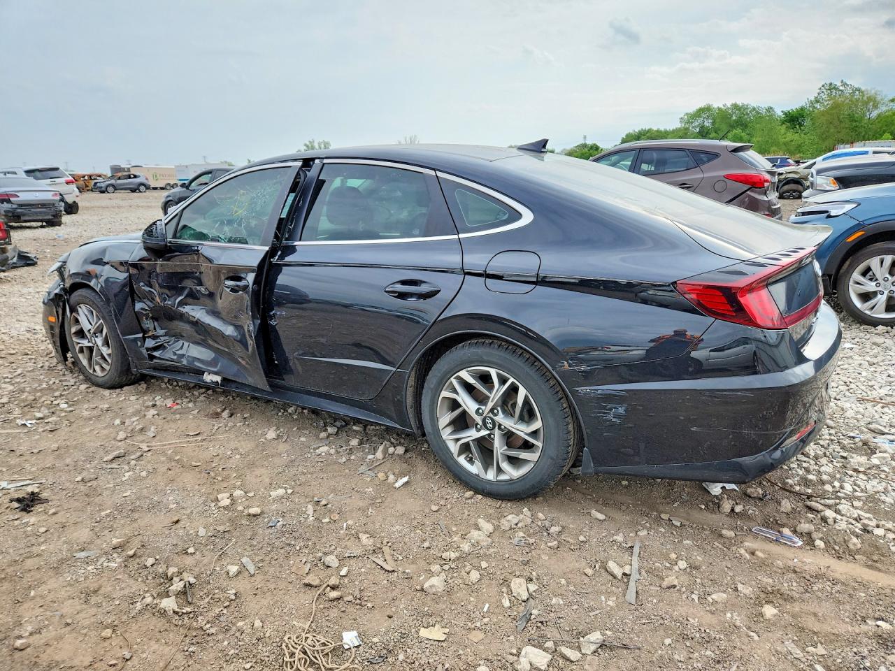 2021 Hyundai Sonata Sel Black vin: 5NPEL4JA1MH083944