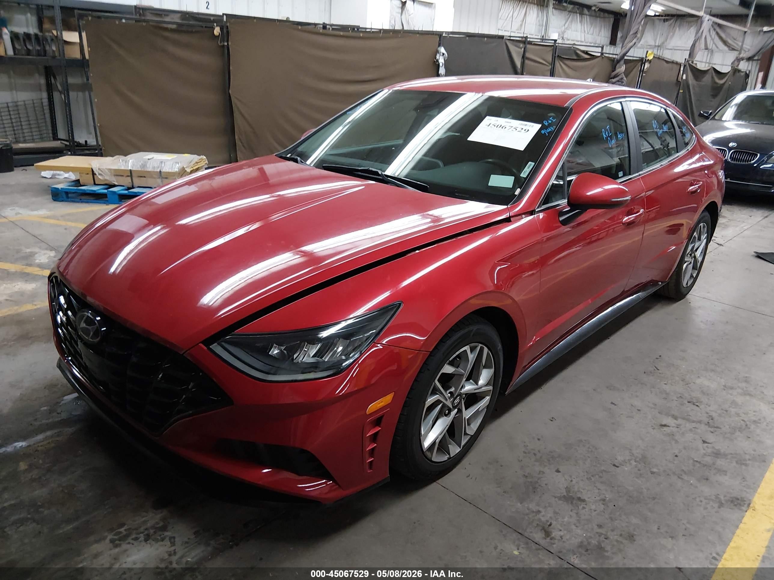 2021 Hyundai Sonata Sel Red vin: 5NPEL4JA1MH088318