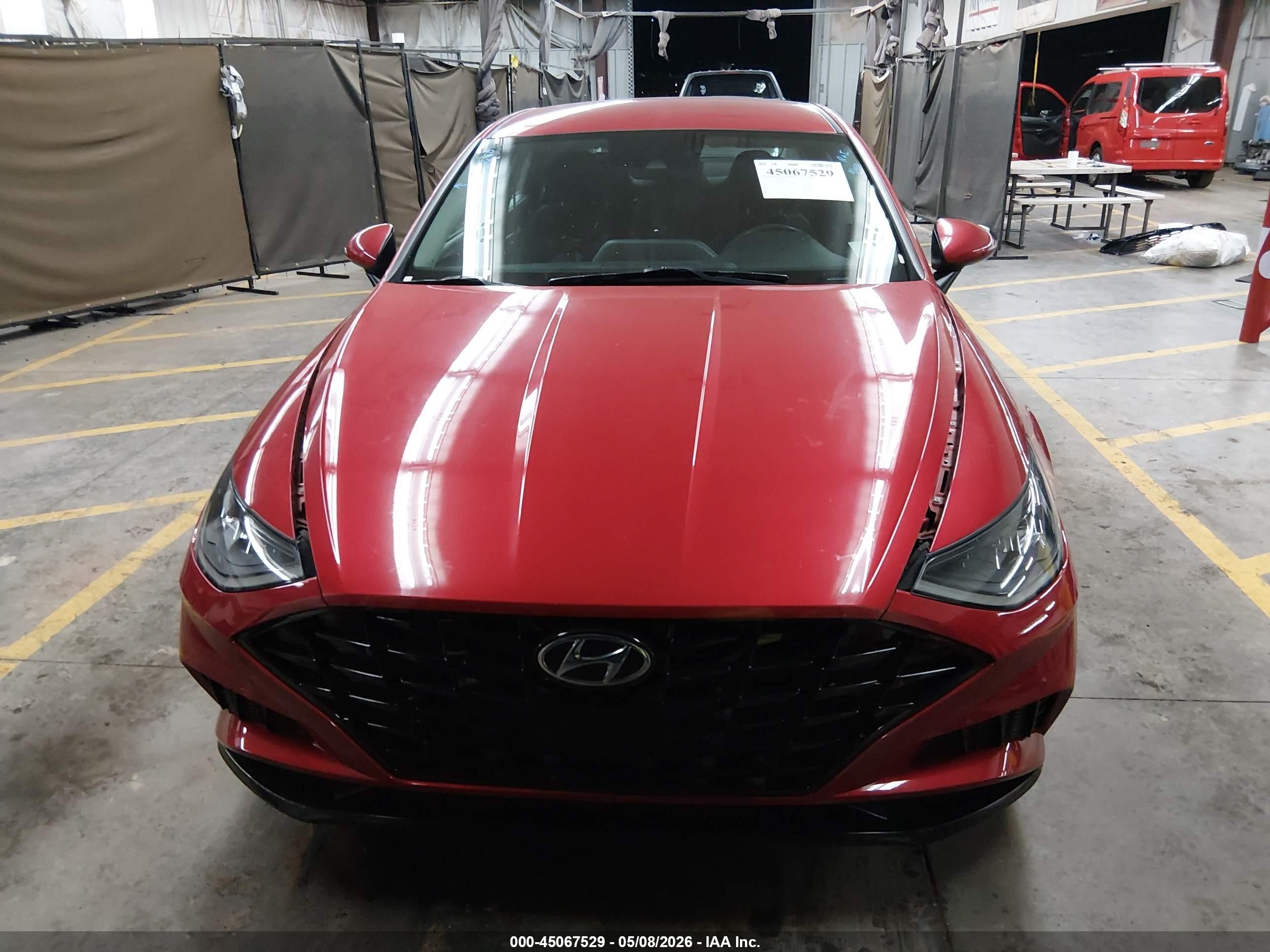 2021 Hyundai Sonata Sel Red vin: 5NPEL4JA1MH088318