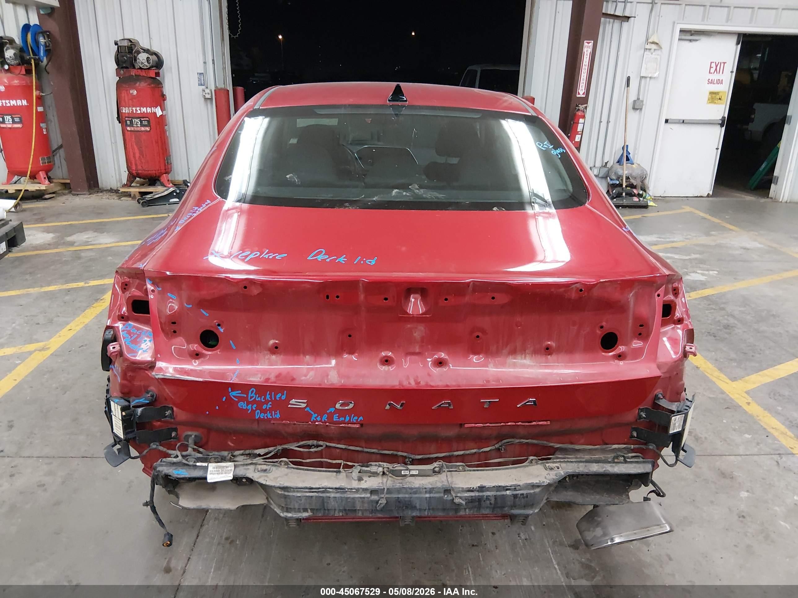 2021 Hyundai Sonata Sel Red vin: 5NPEL4JA1MH088318