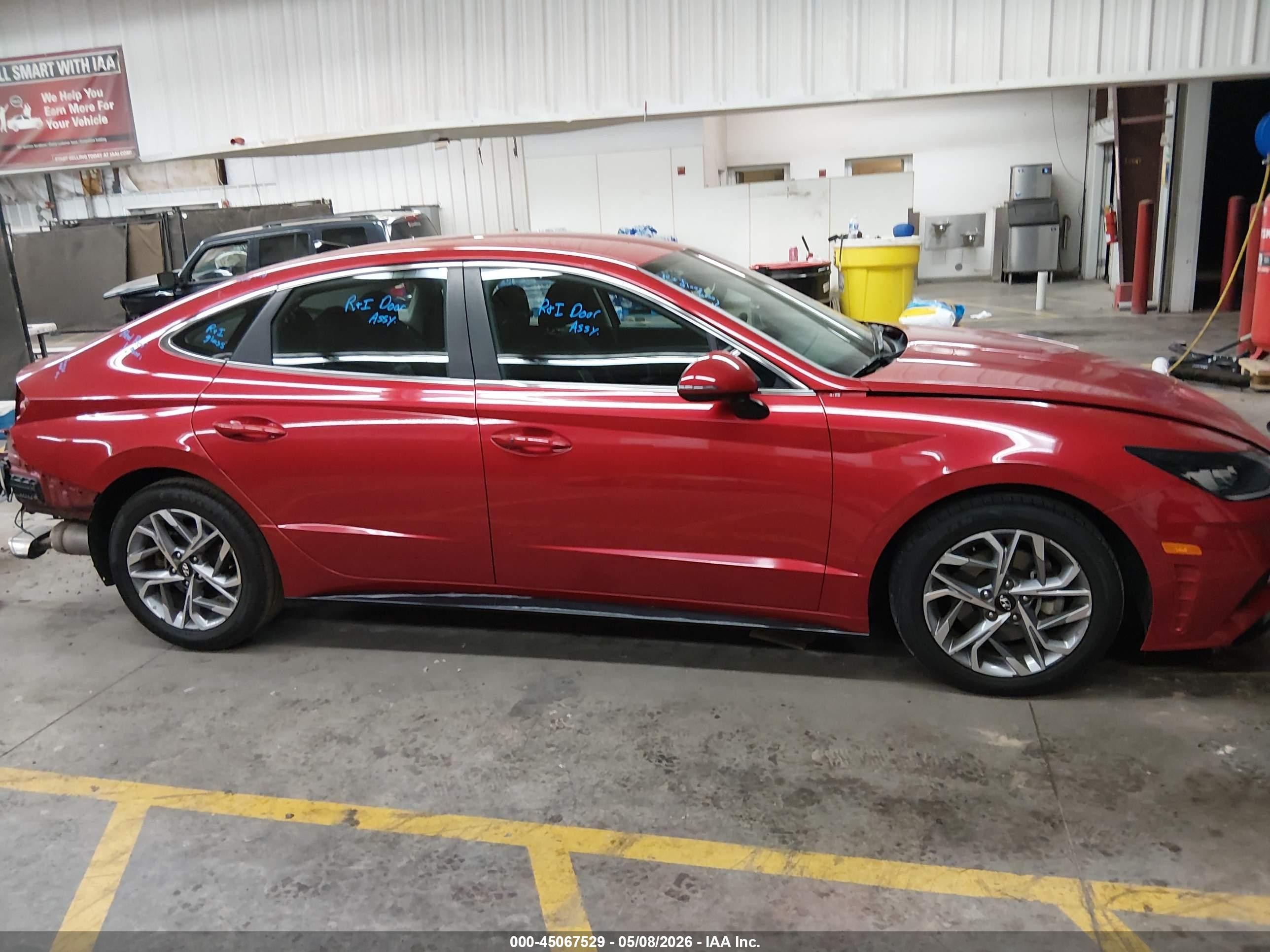 2021 Hyundai Sonata Sel Red vin: 5NPEL4JA1MH088318