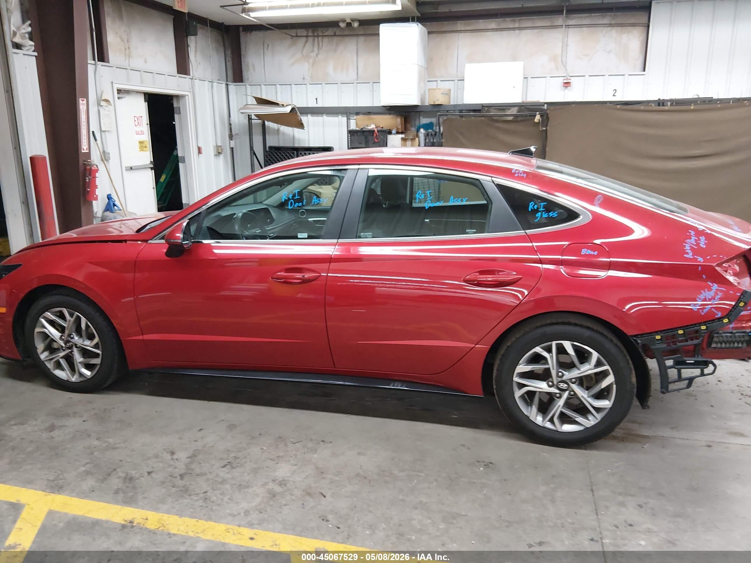 2021 Hyundai Sonata Sel Red vin: 5NPEL4JA1MH088318