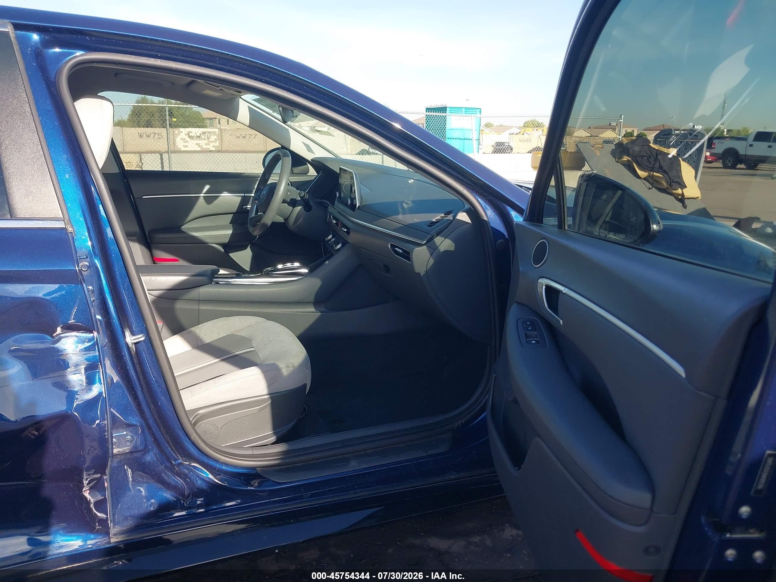 2021 Hyundai Sonata Sel Blue vin: 5NPEL4JA3MH095786