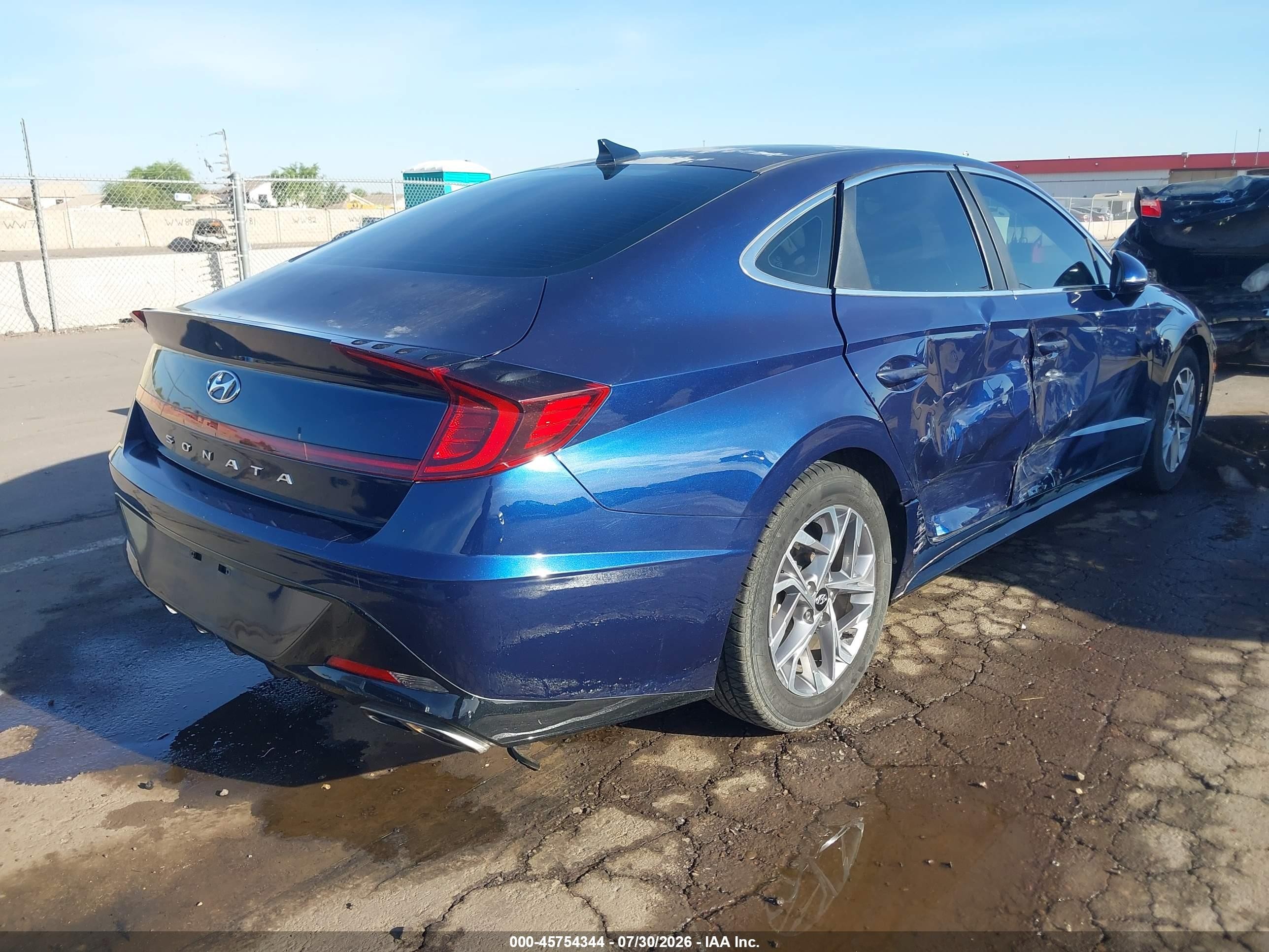 2021 Hyundai Sonata Sel Blue vin: 5NPEL4JA3MH095786
