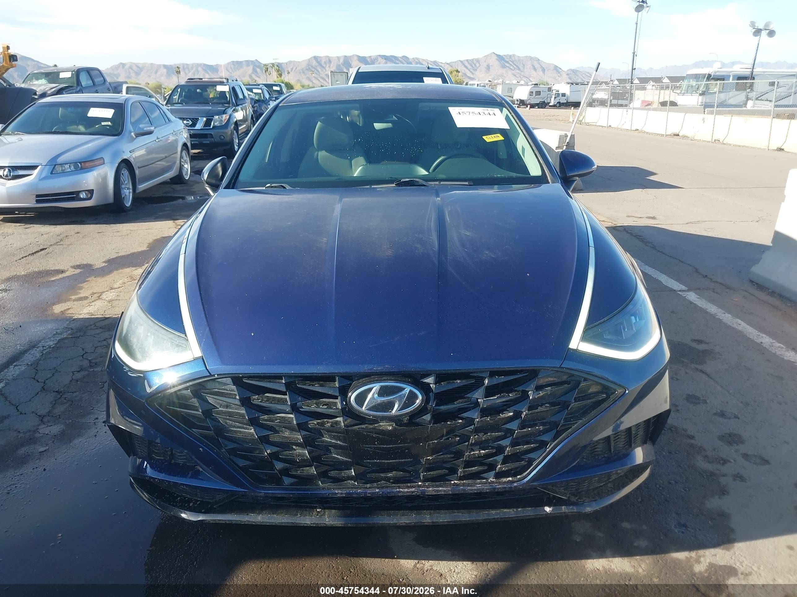2021 Hyundai Sonata Sel Blue vin: 5NPEL4JA3MH095786