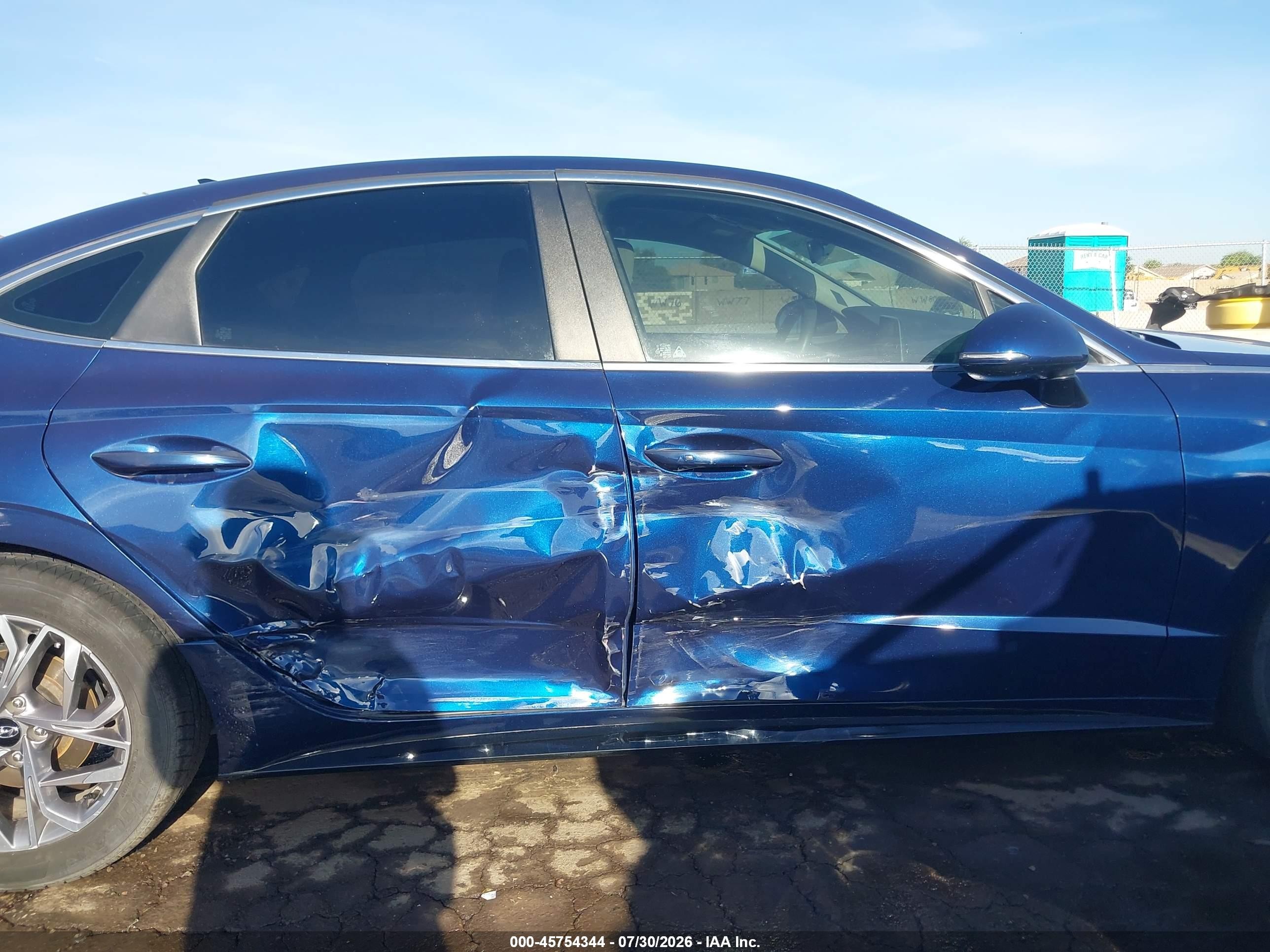 2021 Hyundai Sonata Sel Blue vin: 5NPEL4JA3MH095786