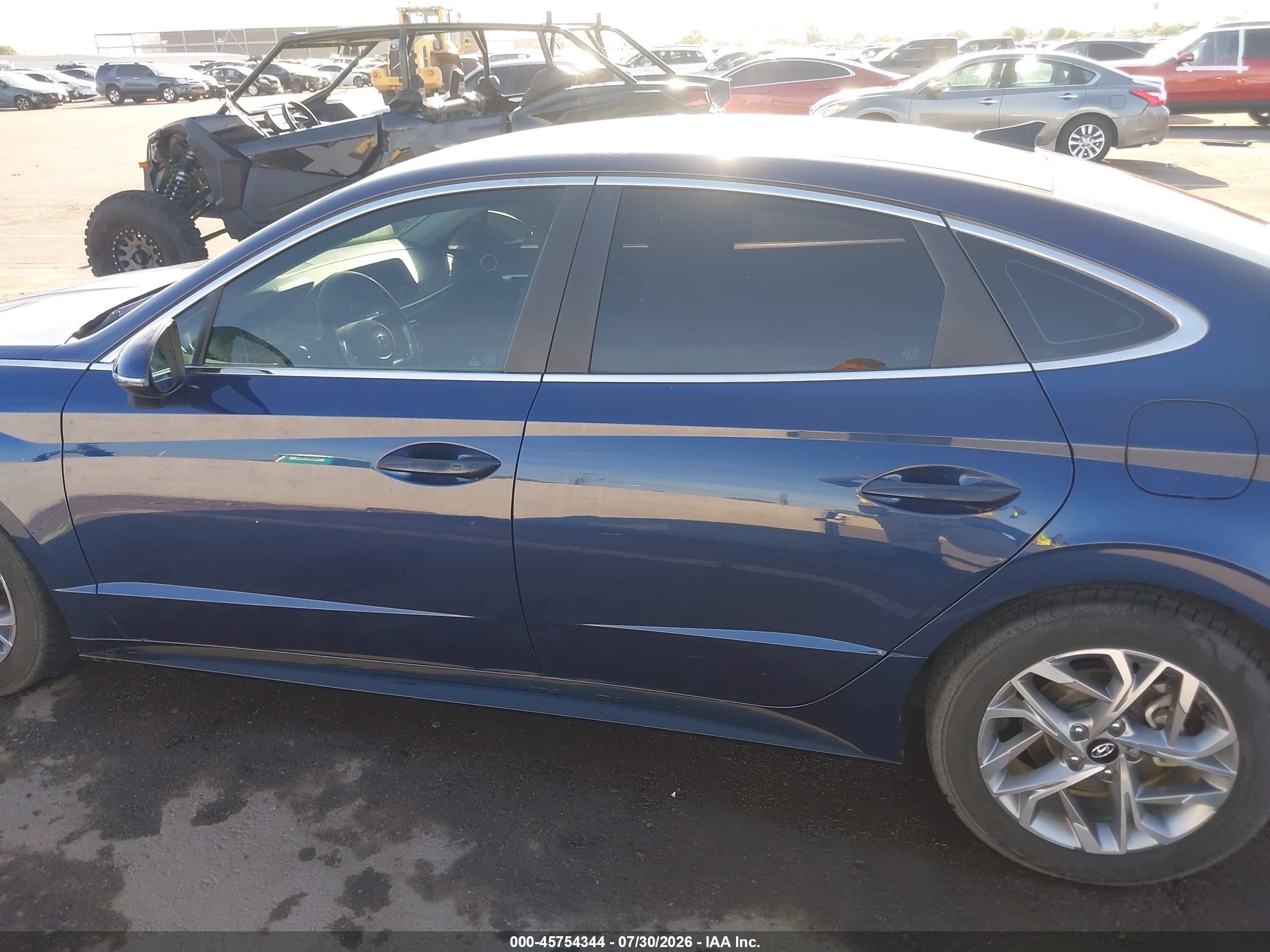 2021 Hyundai Sonata Sel Blue vin: 5NPEL4JA3MH095786