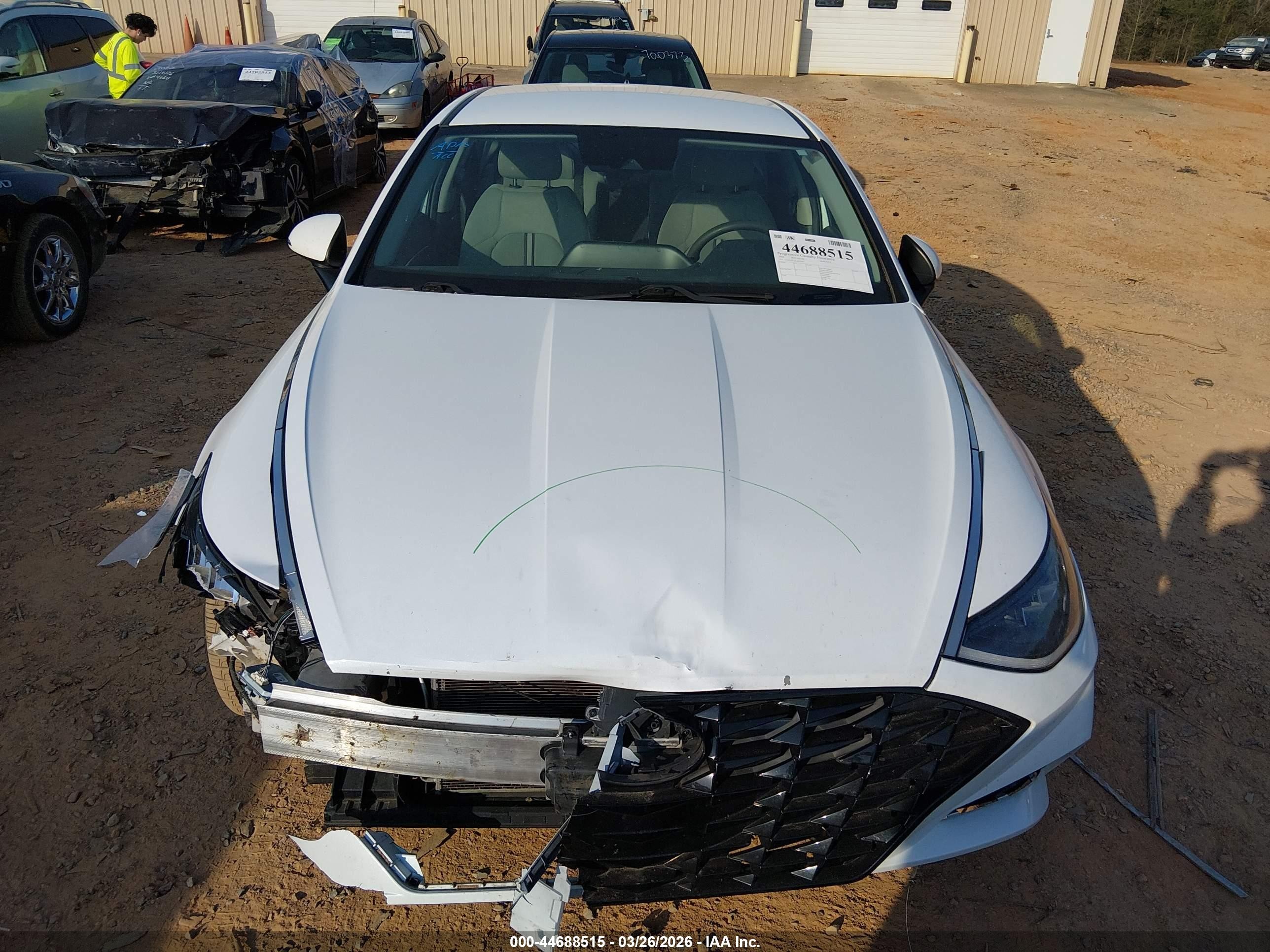 2020 Hyundai Sonata Sel White vin: 5NPEL4JA4LH033361
