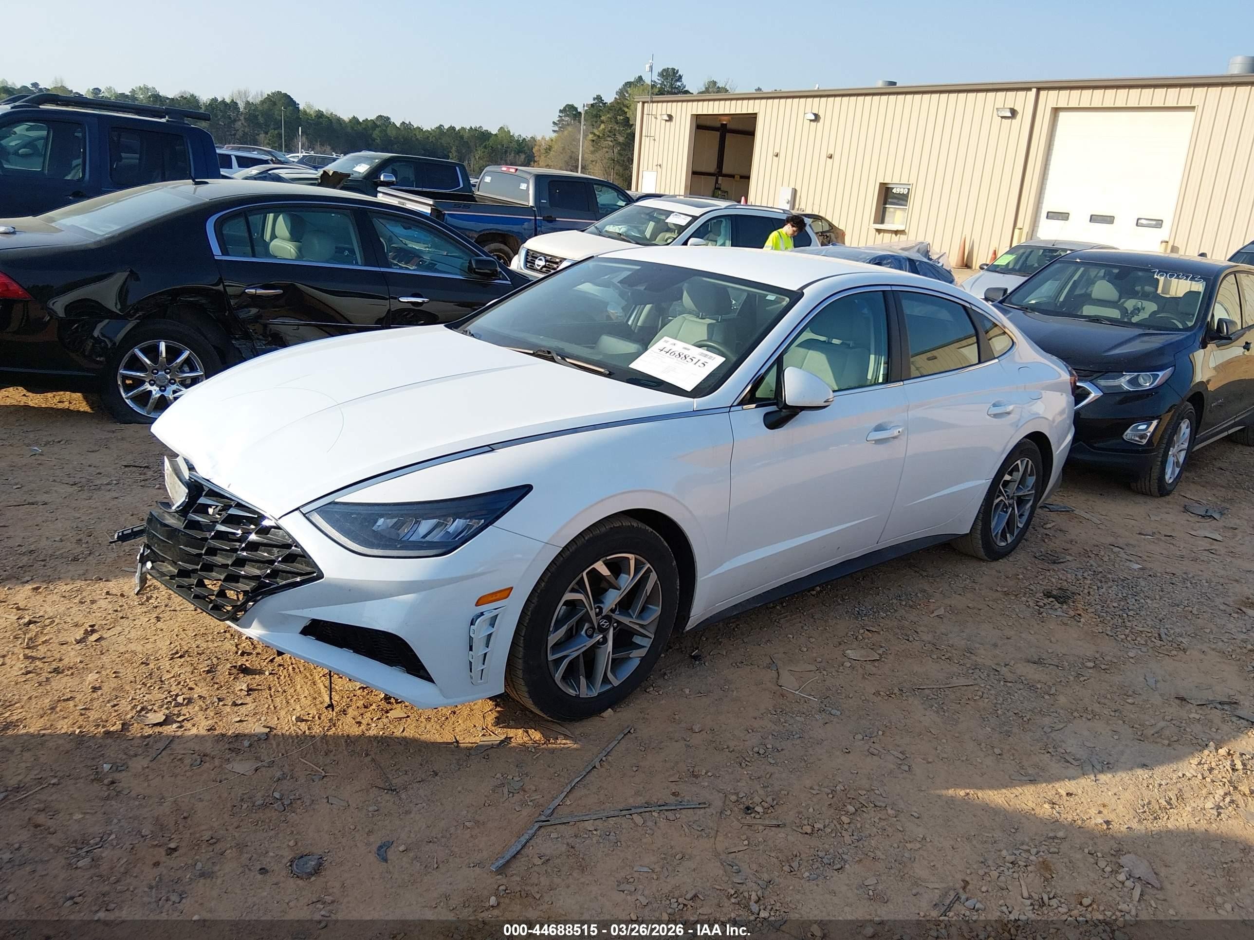 2020 Hyundai Sonata Sel White vin: 5NPEL4JA4LH033361
