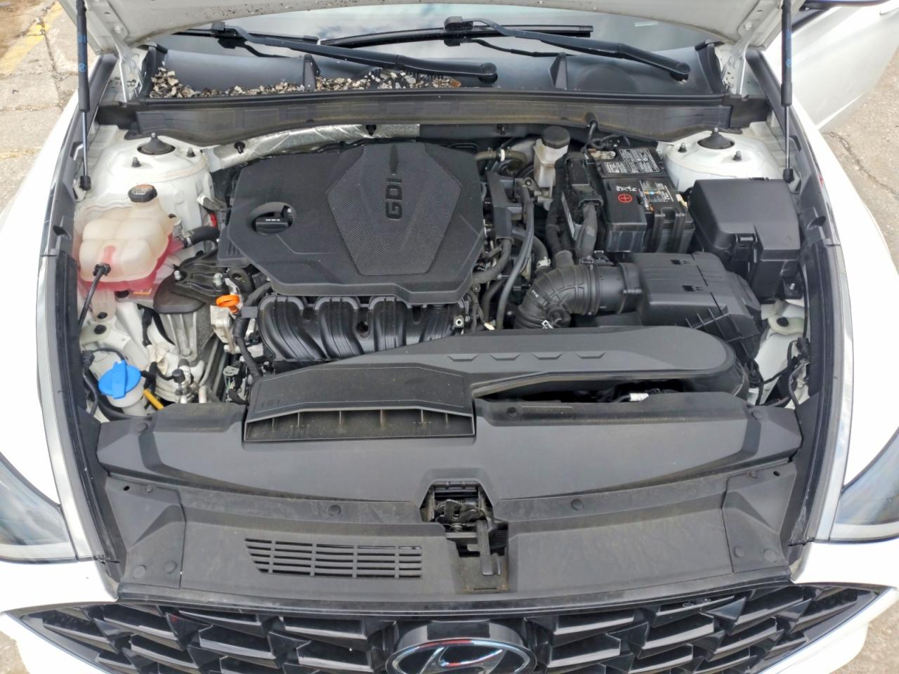 2021 Hyundai Sonata Sel White vin: 5NPEL4JA4MH113129