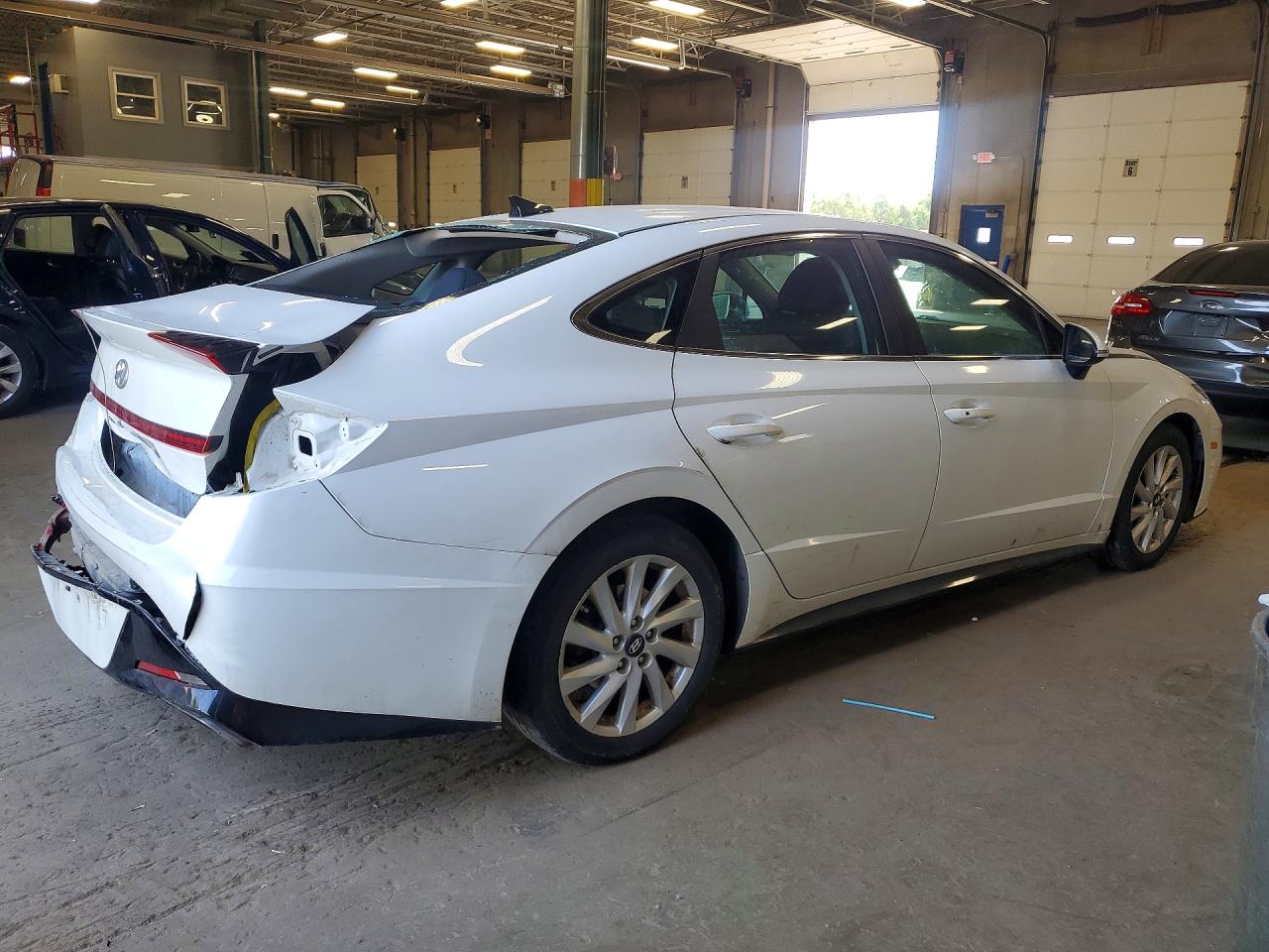 2021 Hyundai Sonata Sel White vin: 5NPEL4JA5MH073367