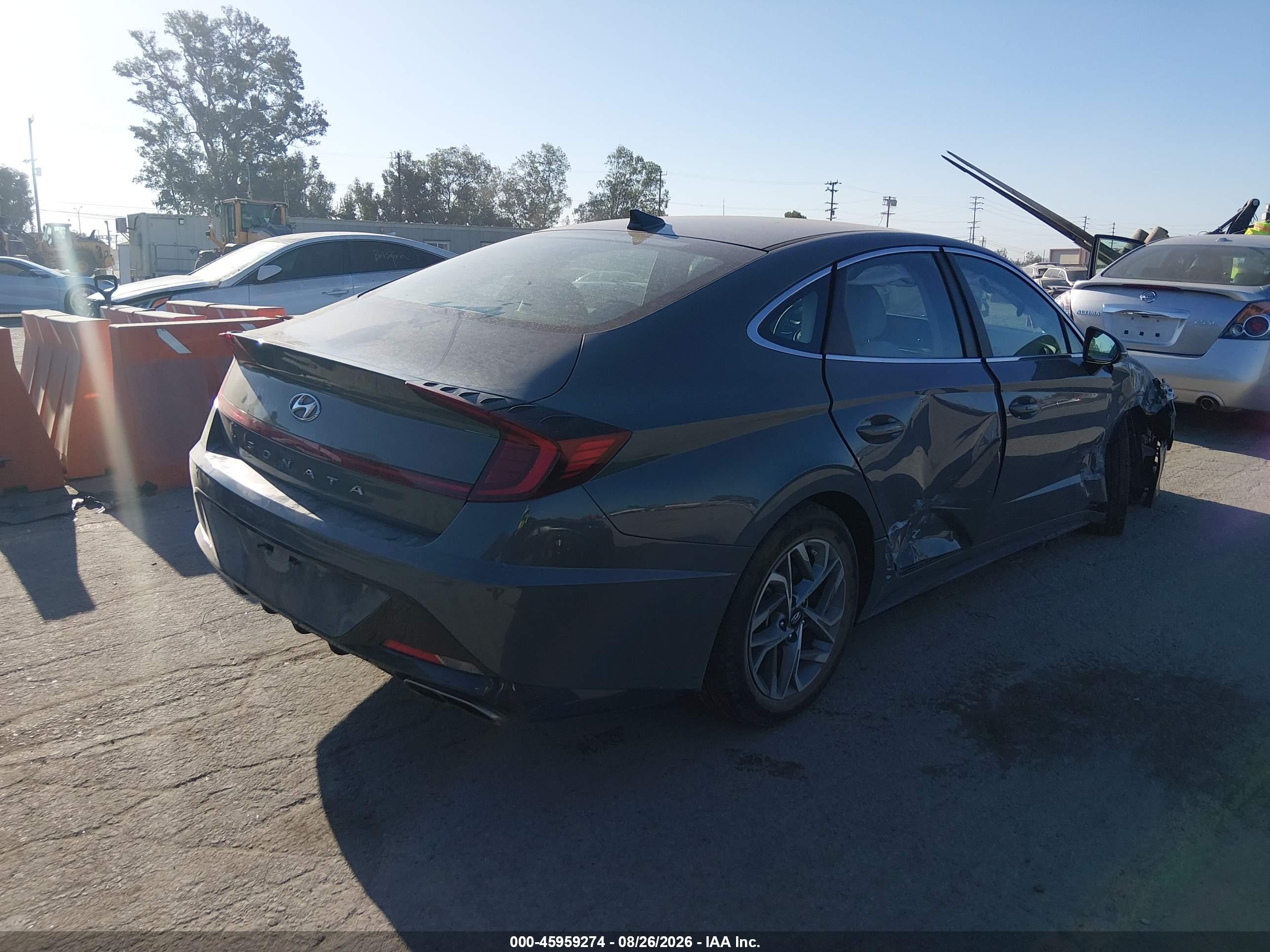 2020 Hyundai Sonata Sel Gray vin: 5NPEL4JA6LH038724