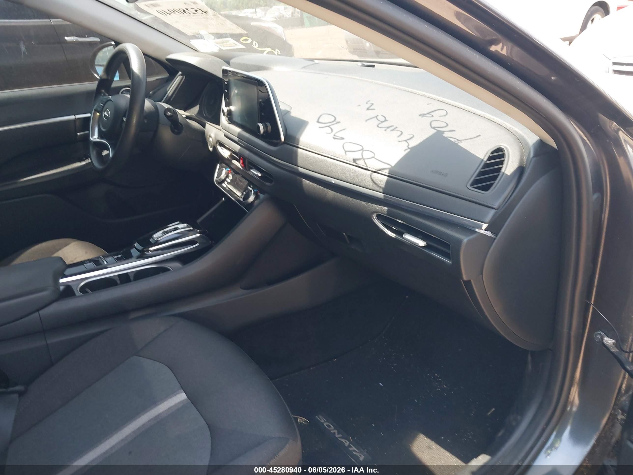 2021 Hyundai Sonata Sel Gray vin: 5NPEL4JA6MH065696