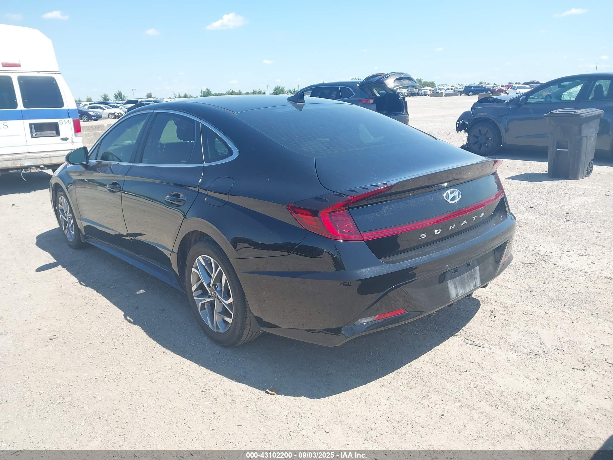 2021 Hyundai Sonata Sel Black vin: 5NPEL4JA6MH092154