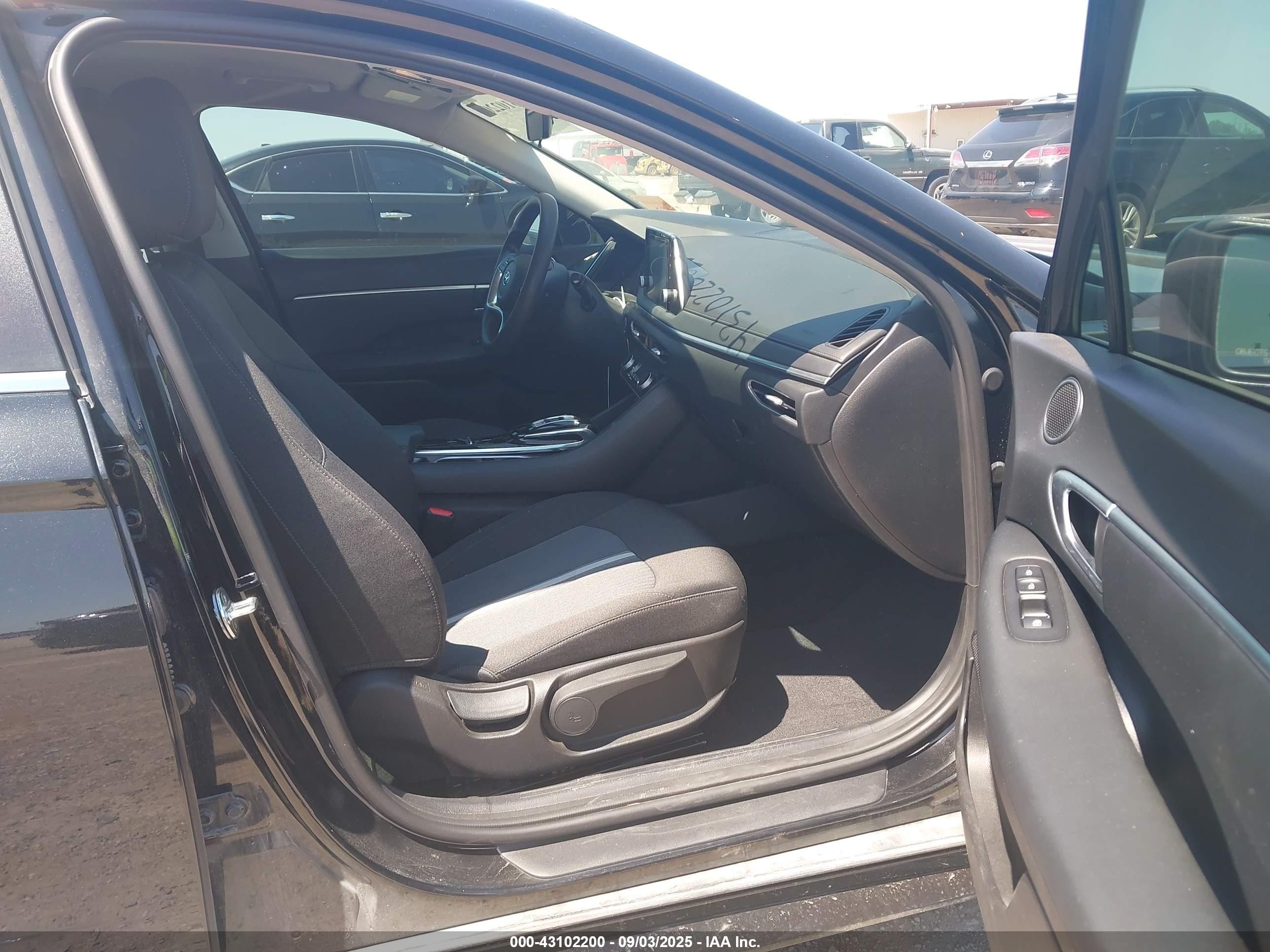 2021 Hyundai Sonata Sel Black vin: 5NPEL4JA6MH092154