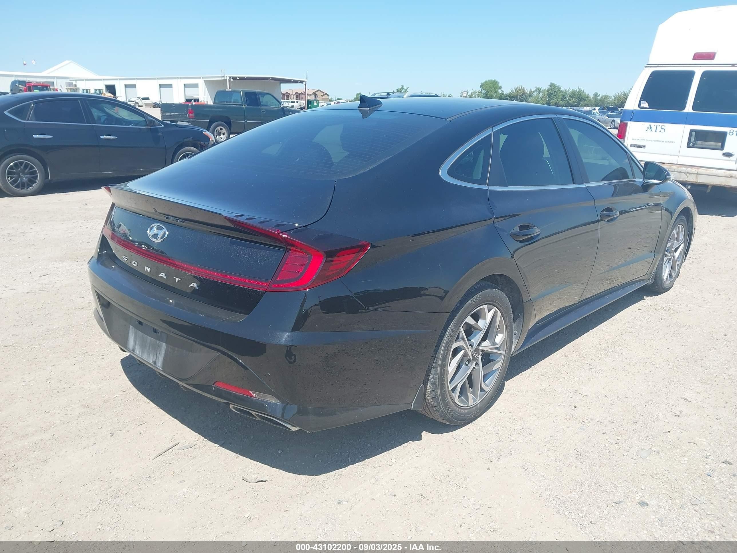 2021 Hyundai Sonata Sel Black vin: 5NPEL4JA6MH092154