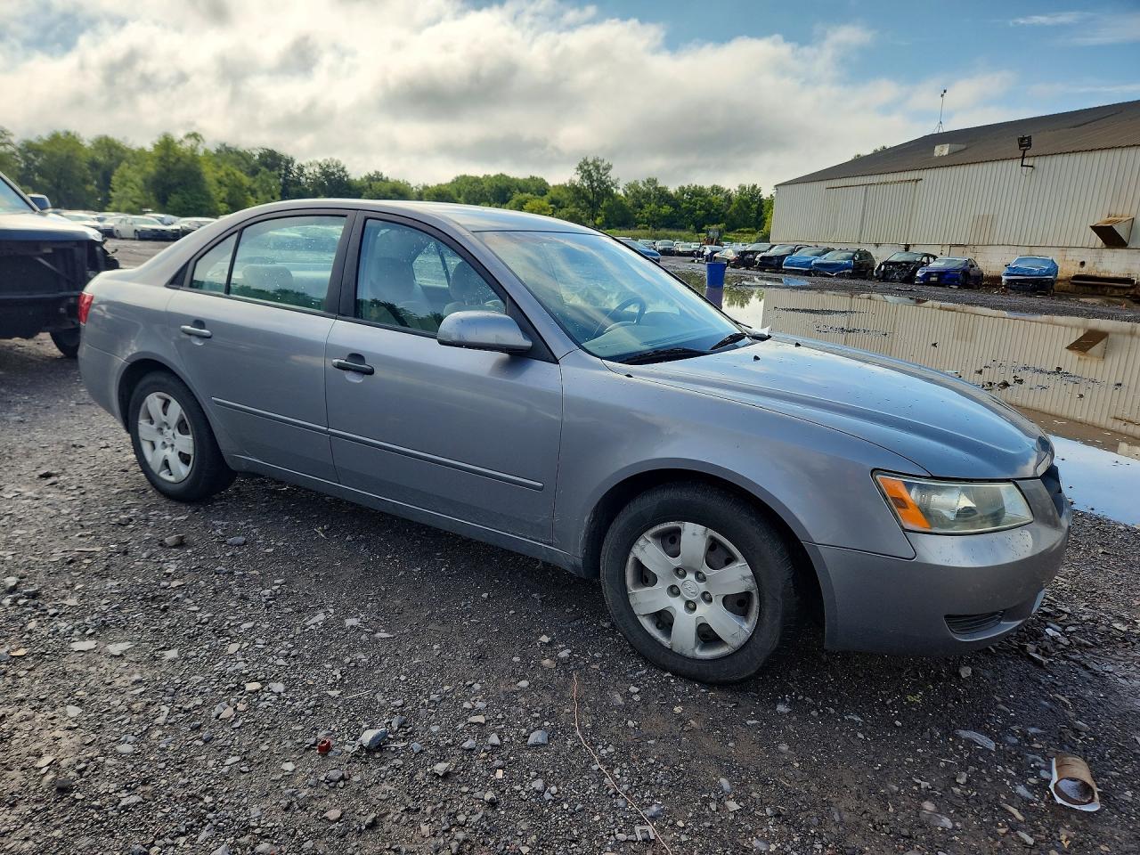 2006 Hyundai Sonata Gl Серый vin: 5NPET46C06H072589