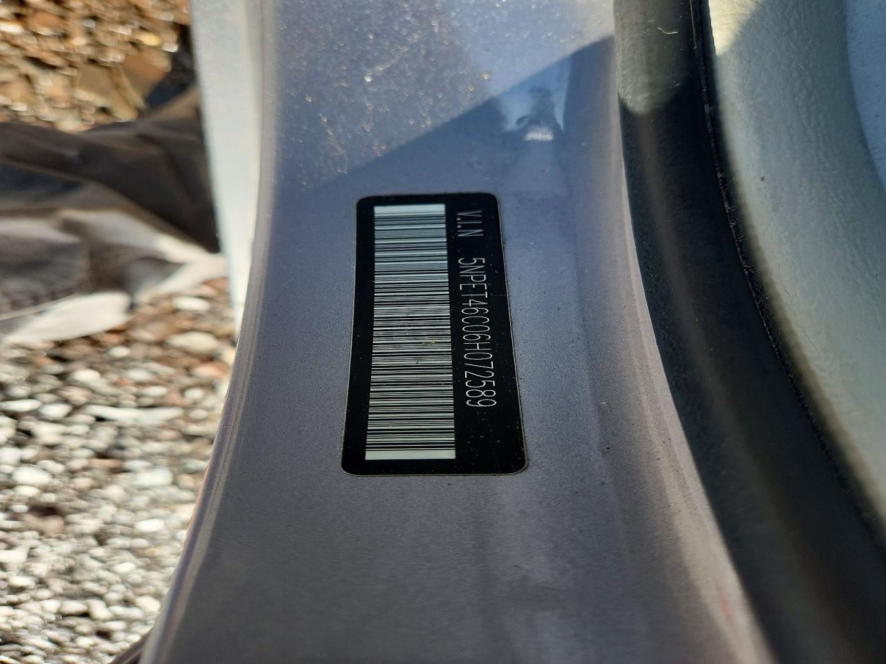 2006 Hyundai Sonata Gl Серый vin: 5NPET46C06H072589