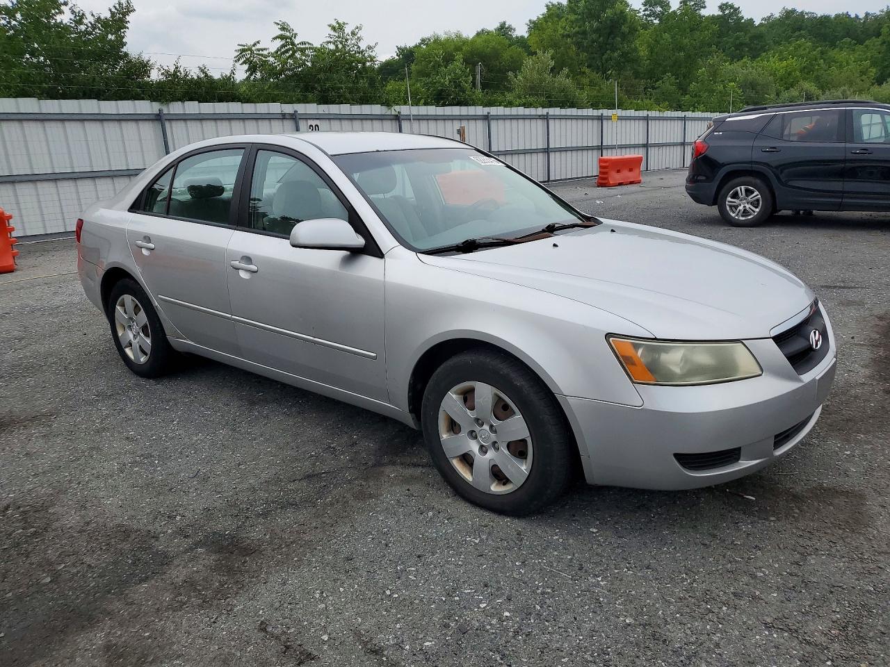 2006 Hyundai Sonata Gl Silver vin: 5NPET46C06H103775