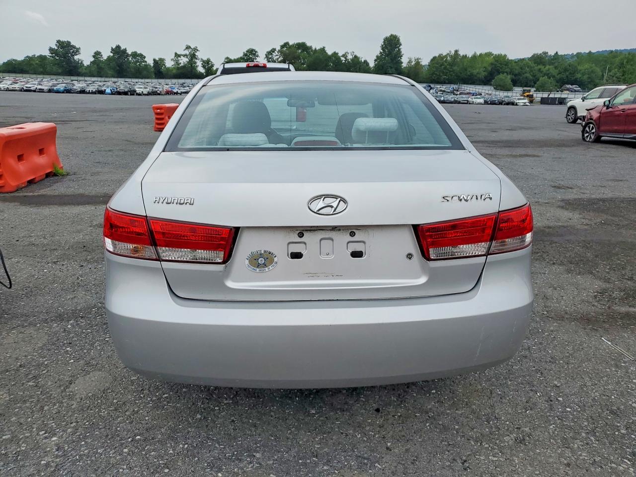 2006 Hyundai Sonata Gl Silver vin: 5NPET46C06H103775