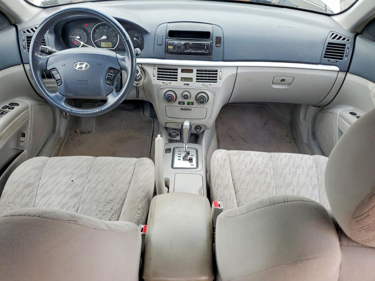 2006 Hyundai Sonata Gl Silver vin: 5NPET46C06H103775