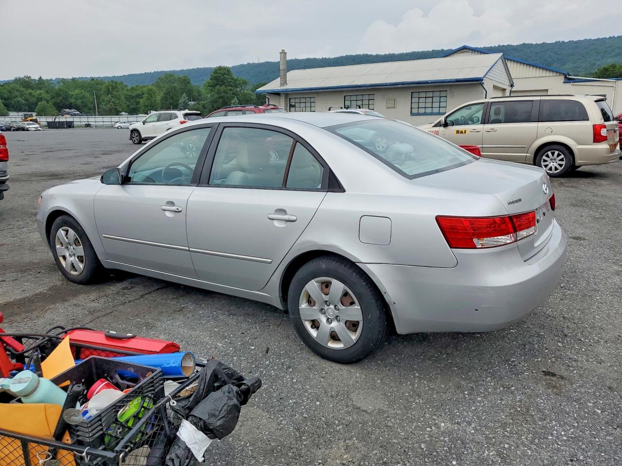 2006 Hyundai Sonata Gl Silver vin: 5NPET46C06H103775