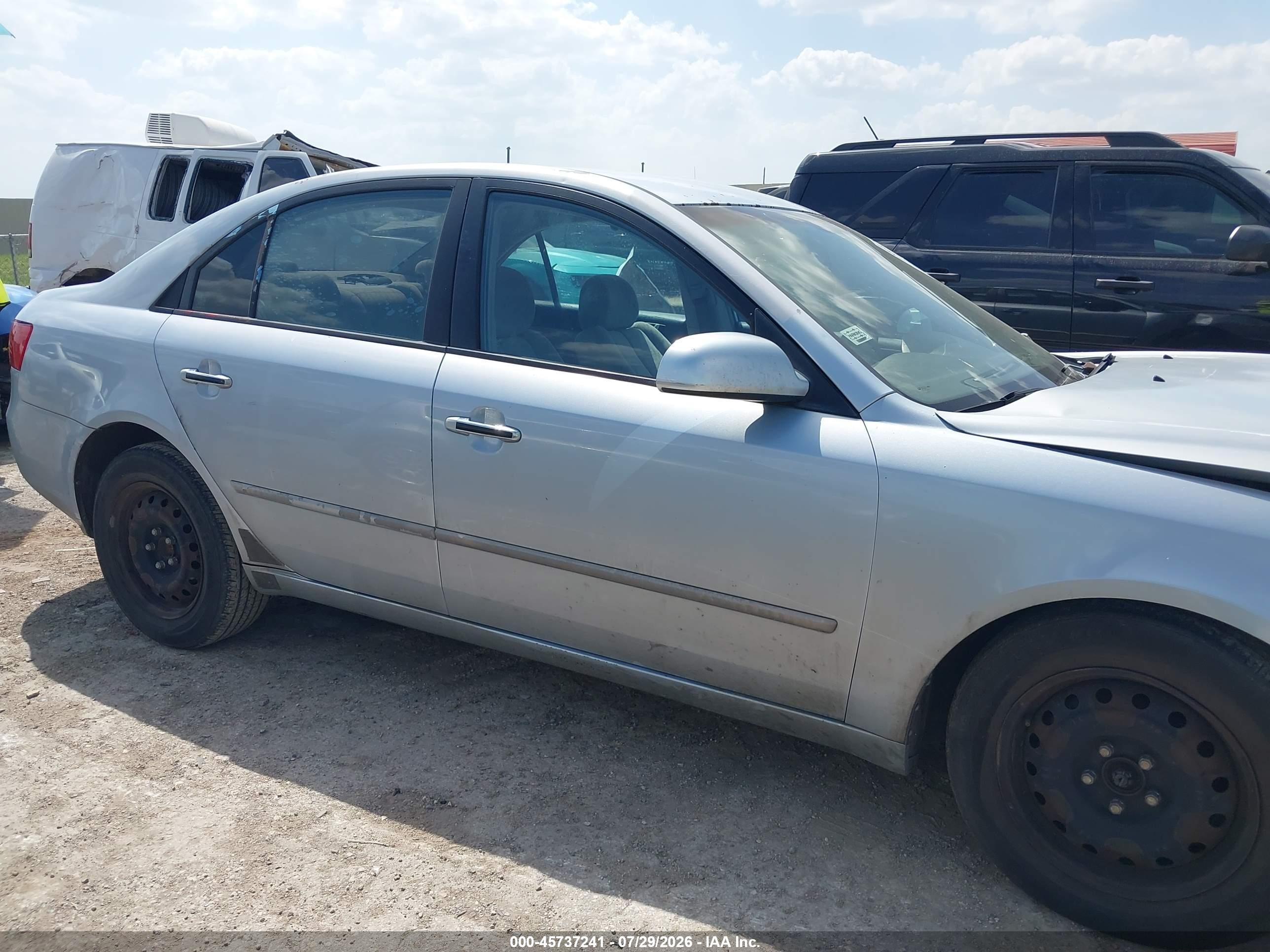 2006 Hyundai Sonata Gl Light Blue vin: 5NPET46C06H122536