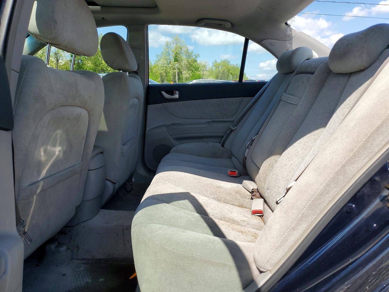 2007 Hyundai Sonata Gls Blue vin: 5NPET46C07H203215