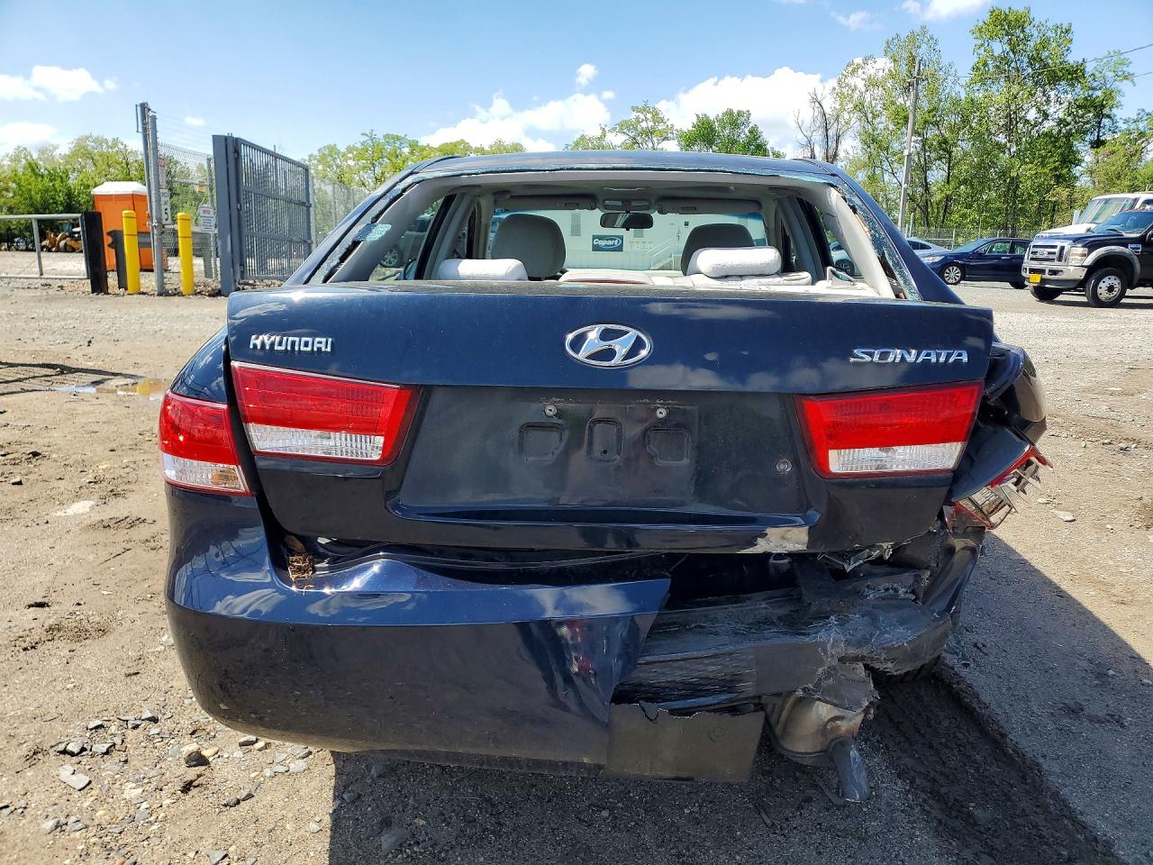 2007 Hyundai Sonata Gls Blue vin: 5NPET46C07H203215