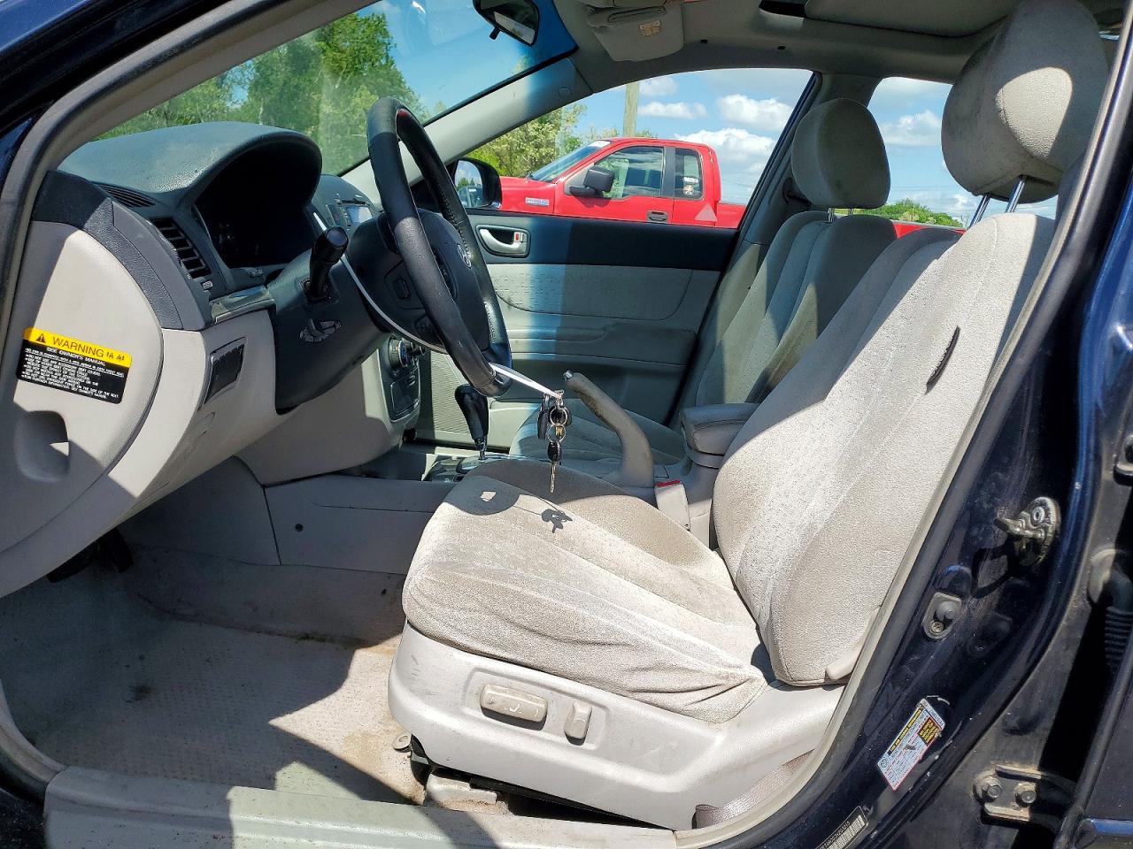 2007 Hyundai Sonata Gls Blue vin: 5NPET46C07H203215