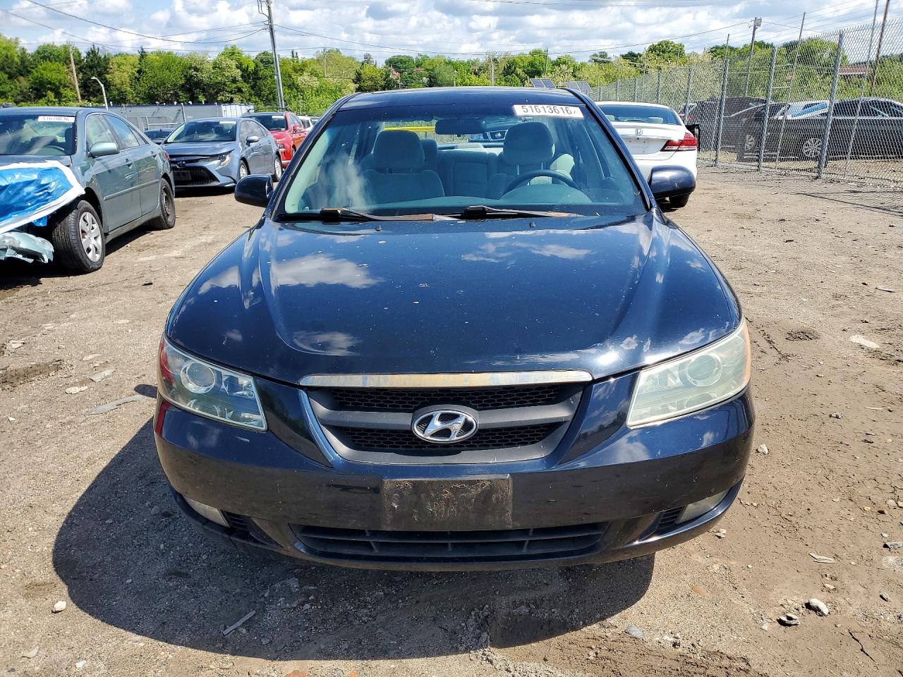 2007 Hyundai Sonata Gls Blue vin: 5NPET46C07H203215