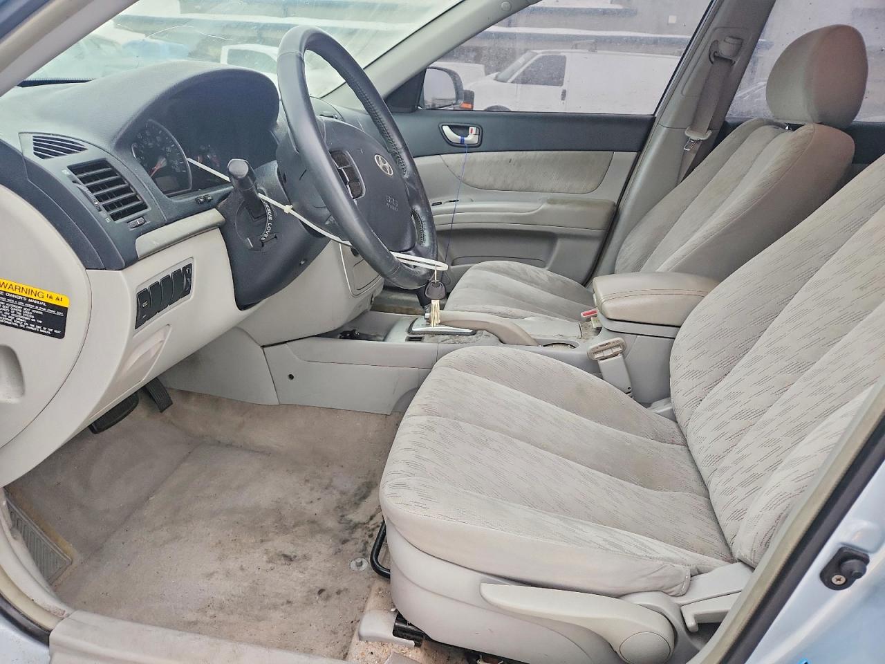 2007 Hyundai Sonata Gls Silver vin: 5NPET46C07H208057