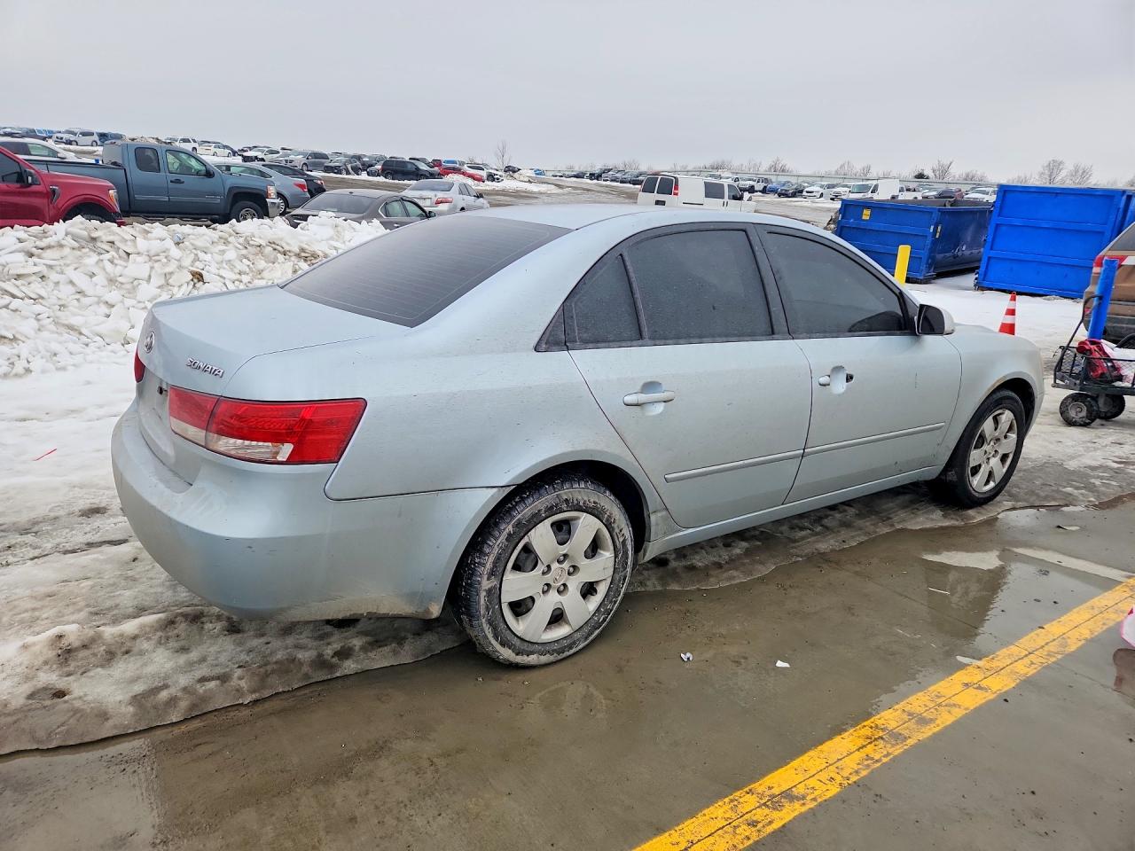 2007 Hyundai Sonata Gls Silver vin: 5NPET46C07H208057