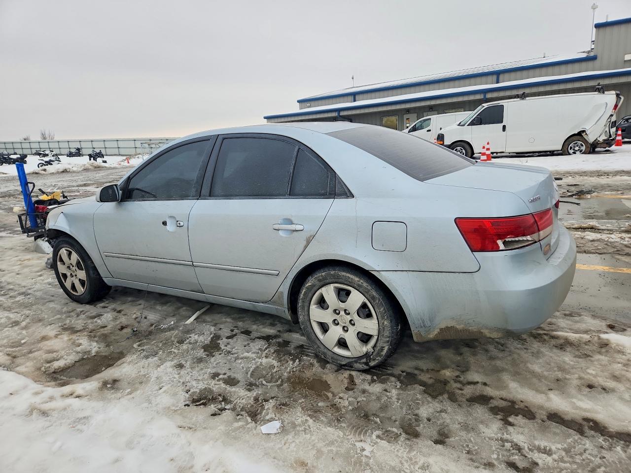 2007 Hyundai Sonata Gls Silver vin: 5NPET46C07H208057