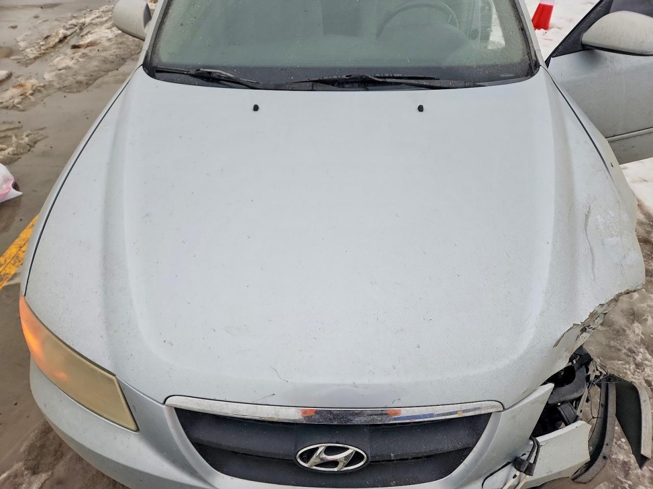 2007 Hyundai Sonata Gls Silver vin: 5NPET46C07H208057