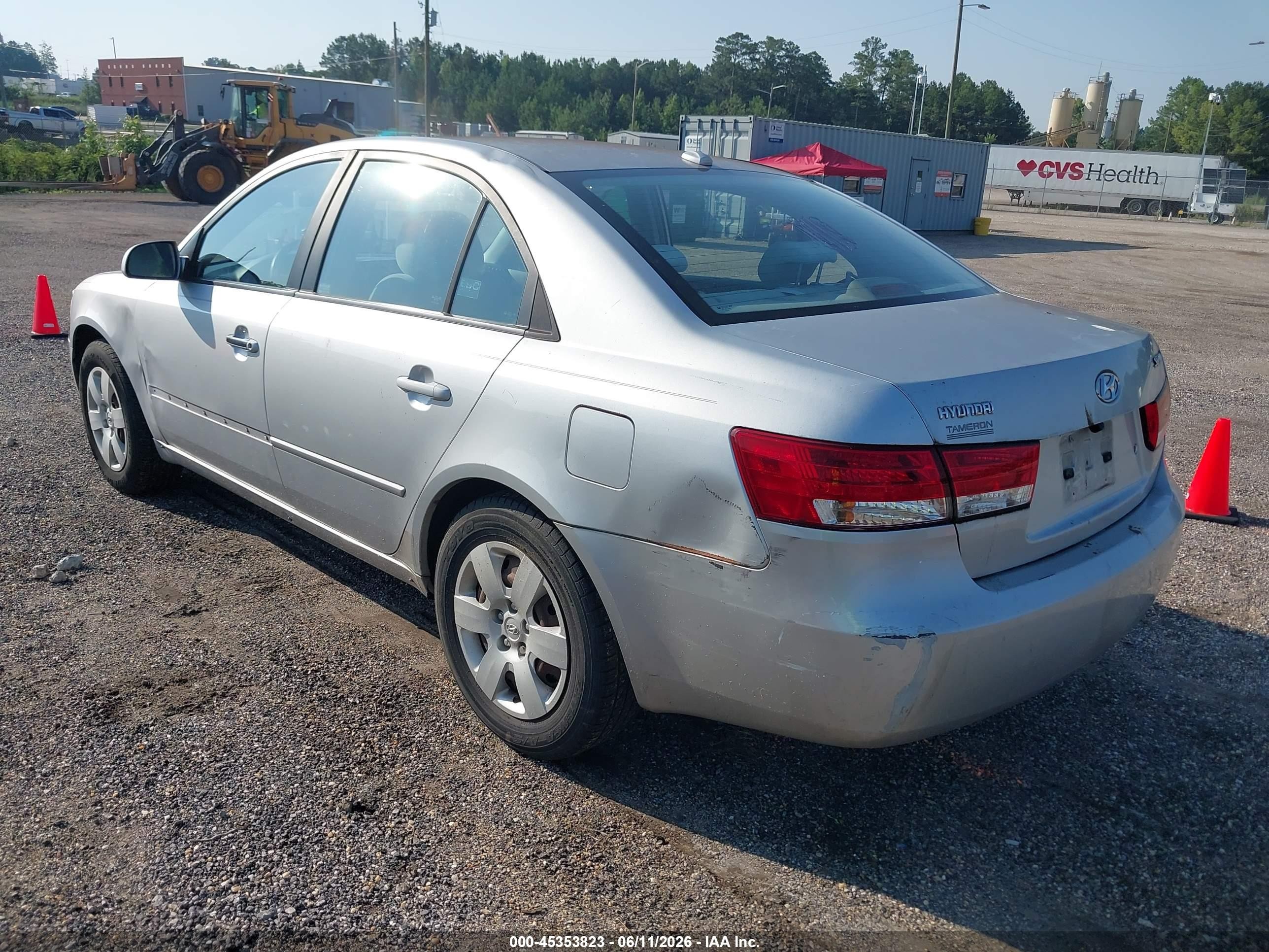 2007 Hyundai Sonata Gls/gls W/xm Silver vin: 5NPET46C07H248784