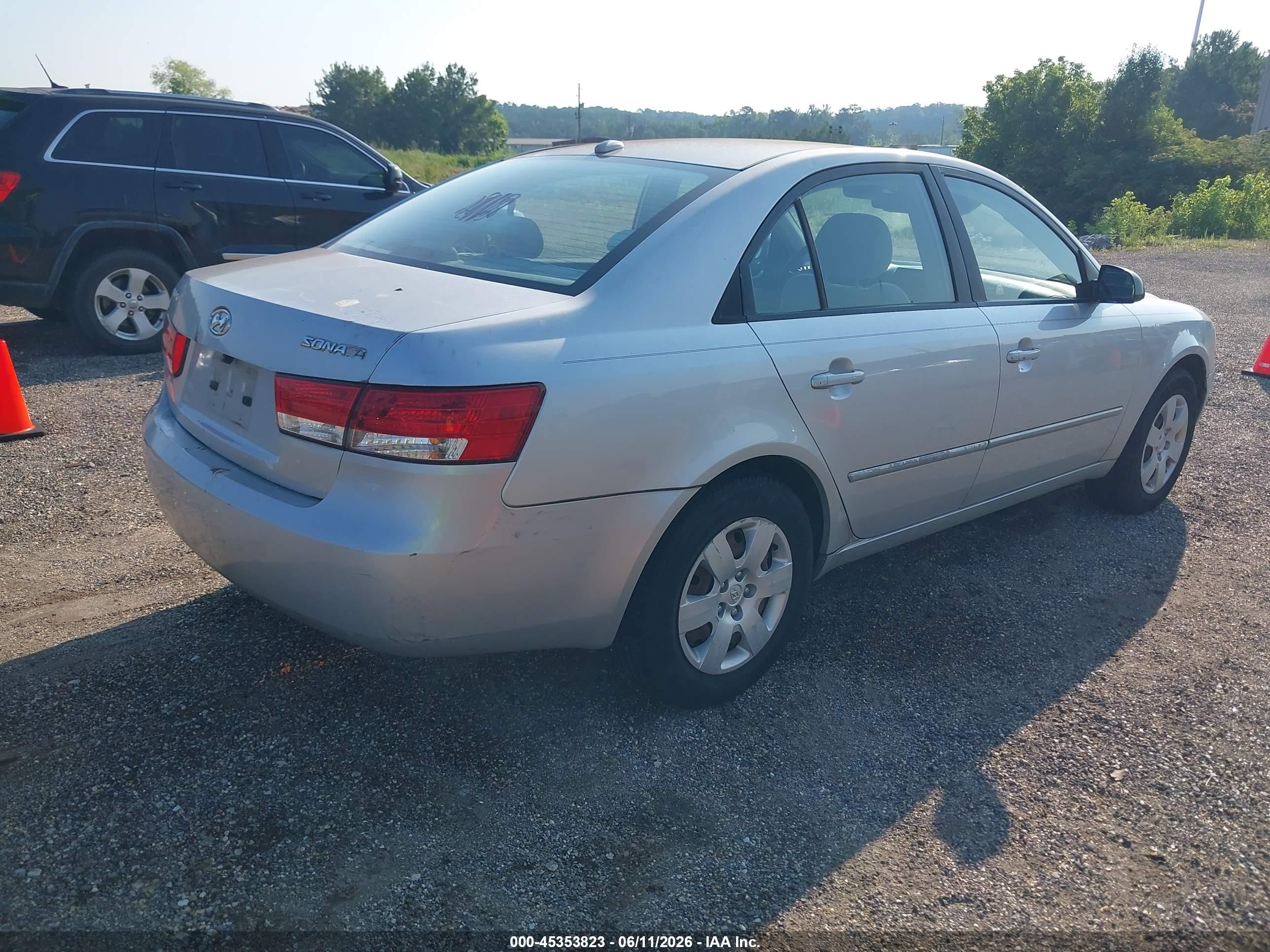 2007 Hyundai Sonata Gls/gls W/xm Silver vin: 5NPET46C07H248784