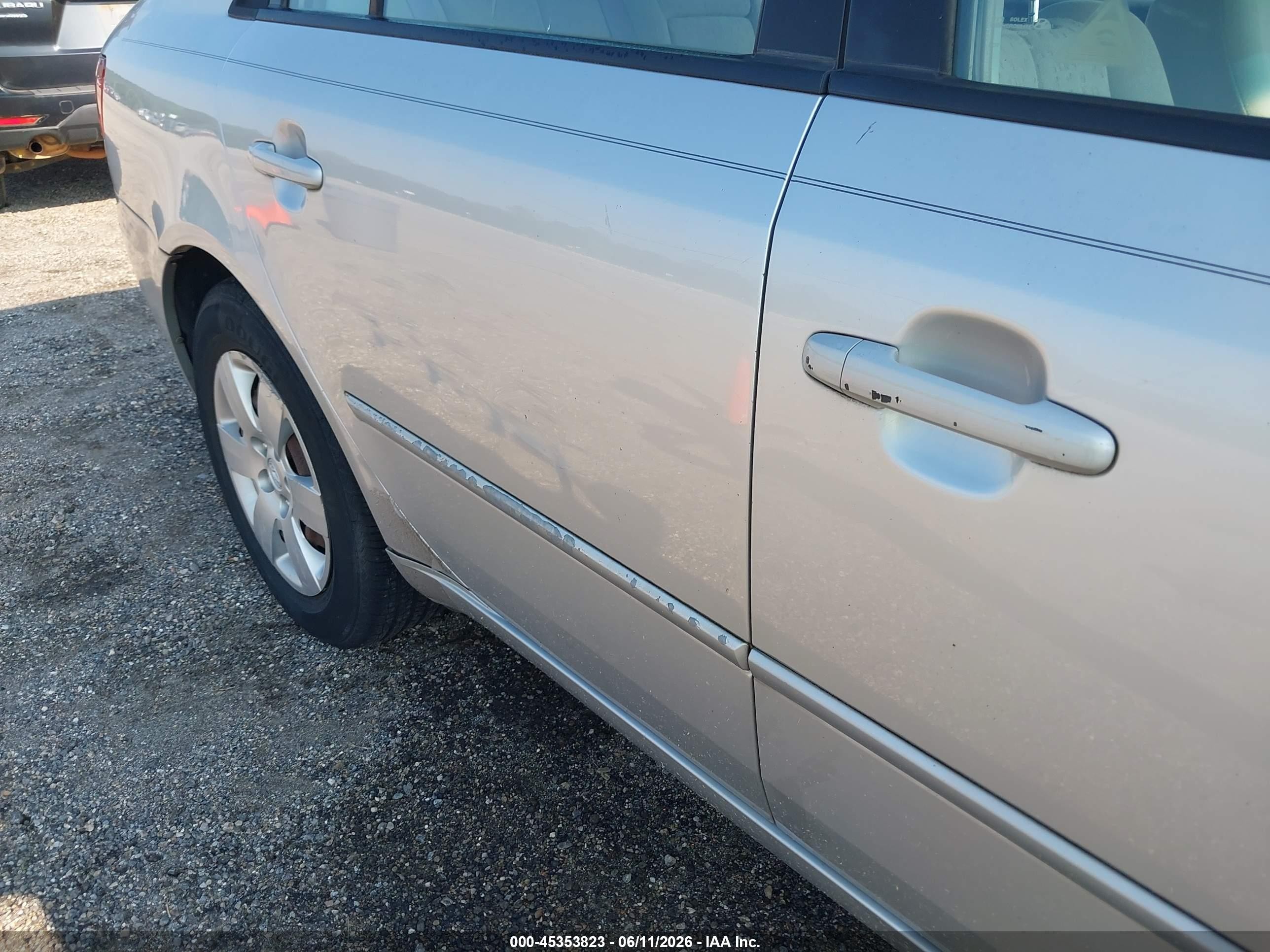 2007 Hyundai Sonata Gls/gls W/xm Silver vin: 5NPET46C07H248784