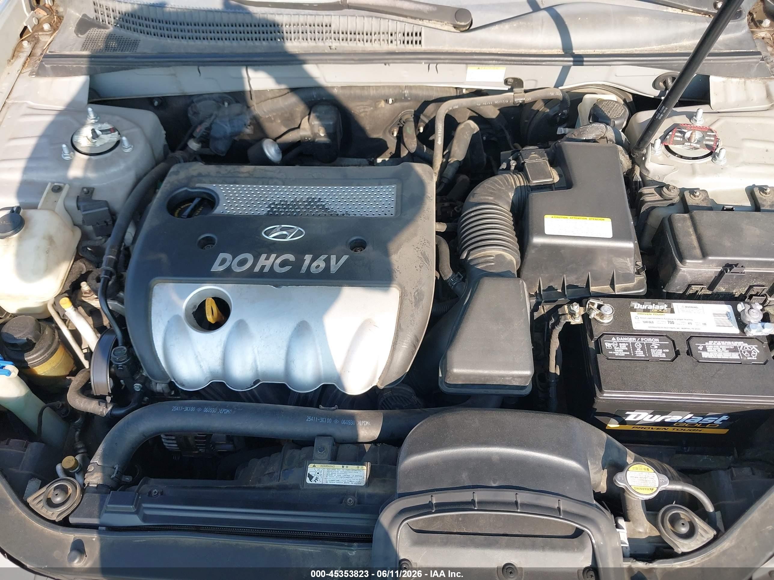2007 Hyundai Sonata Gls/gls W/xm Silver vin: 5NPET46C07H248784
