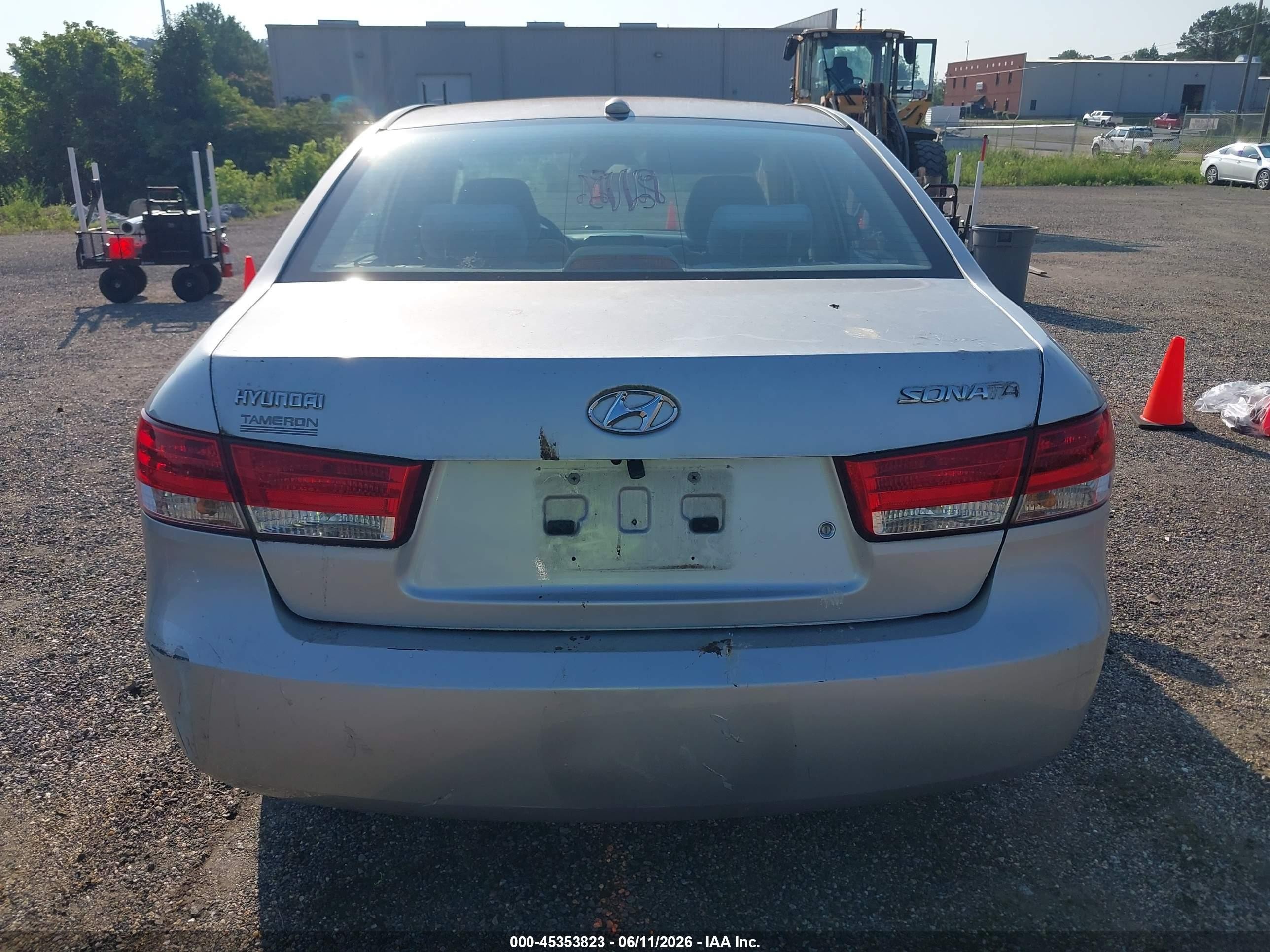 2007 Hyundai Sonata Gls/gls W/xm Silver vin: 5NPET46C07H248784